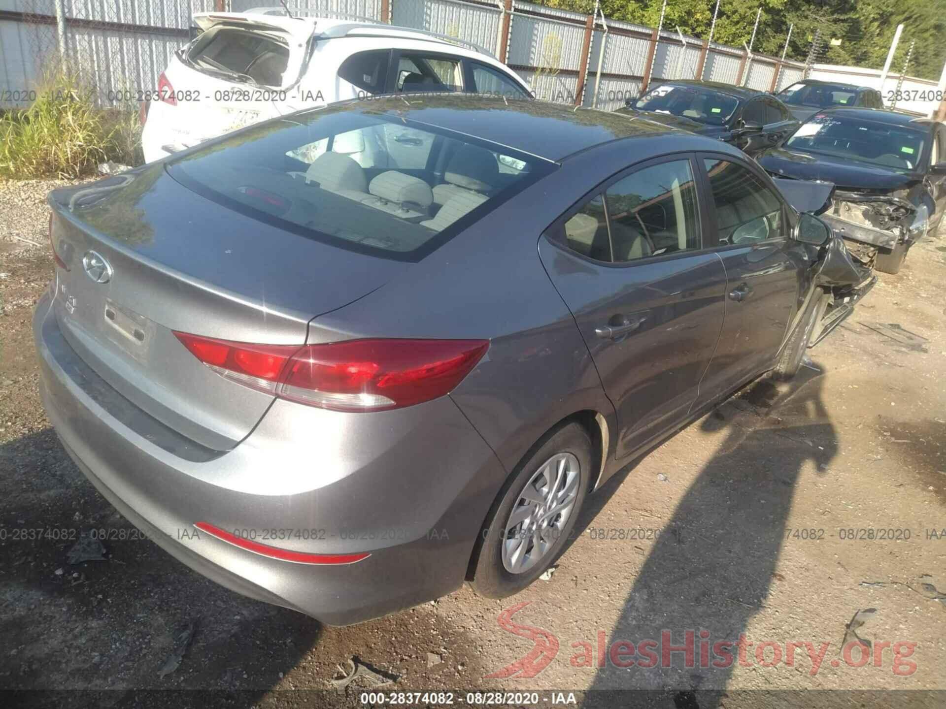 KMHD74LF6JU605943 2018 HYUNDAI ELANTRA