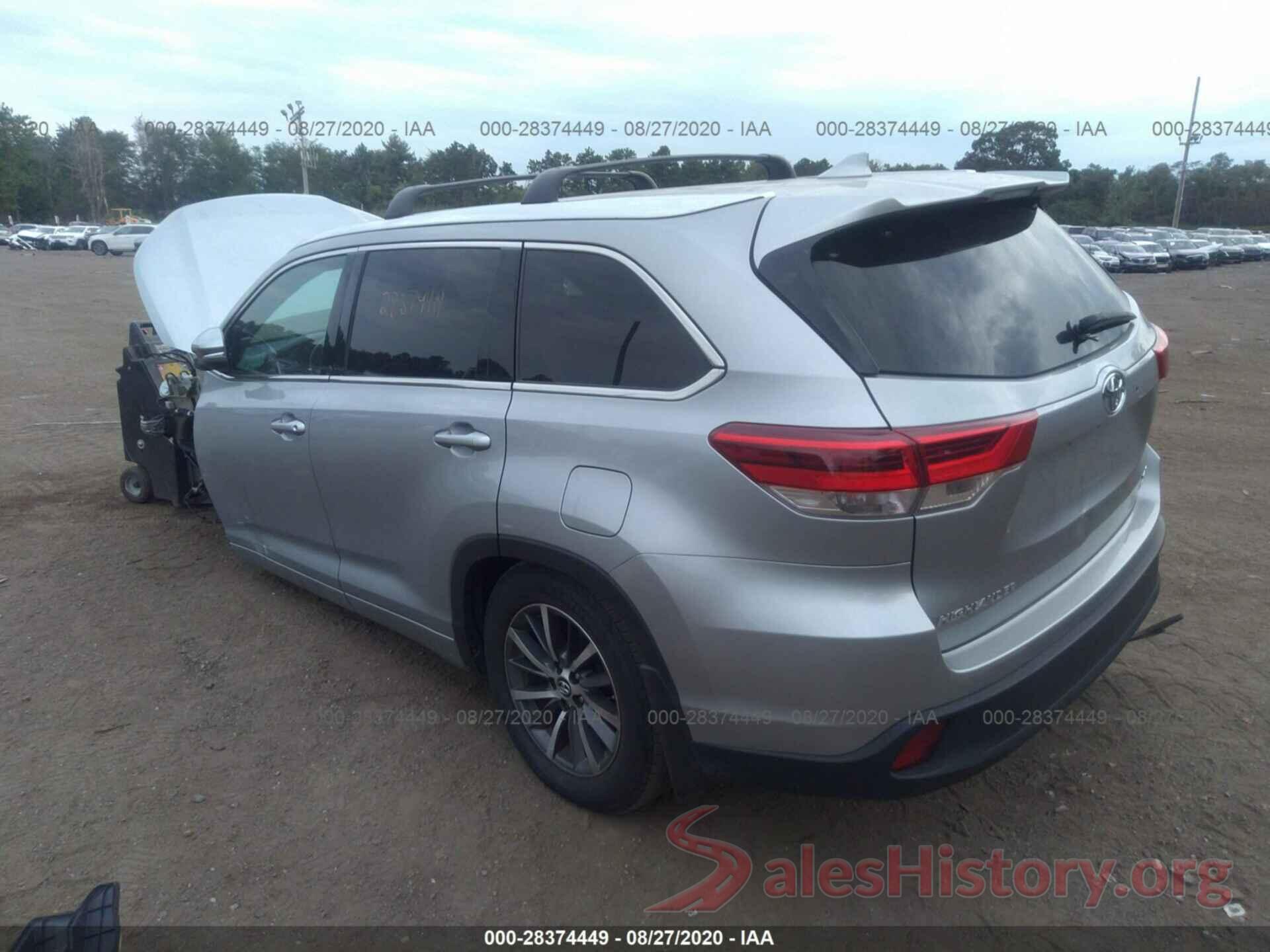 5TDJZRFH6HS422987 2017 TOYOTA HIGHLANDER