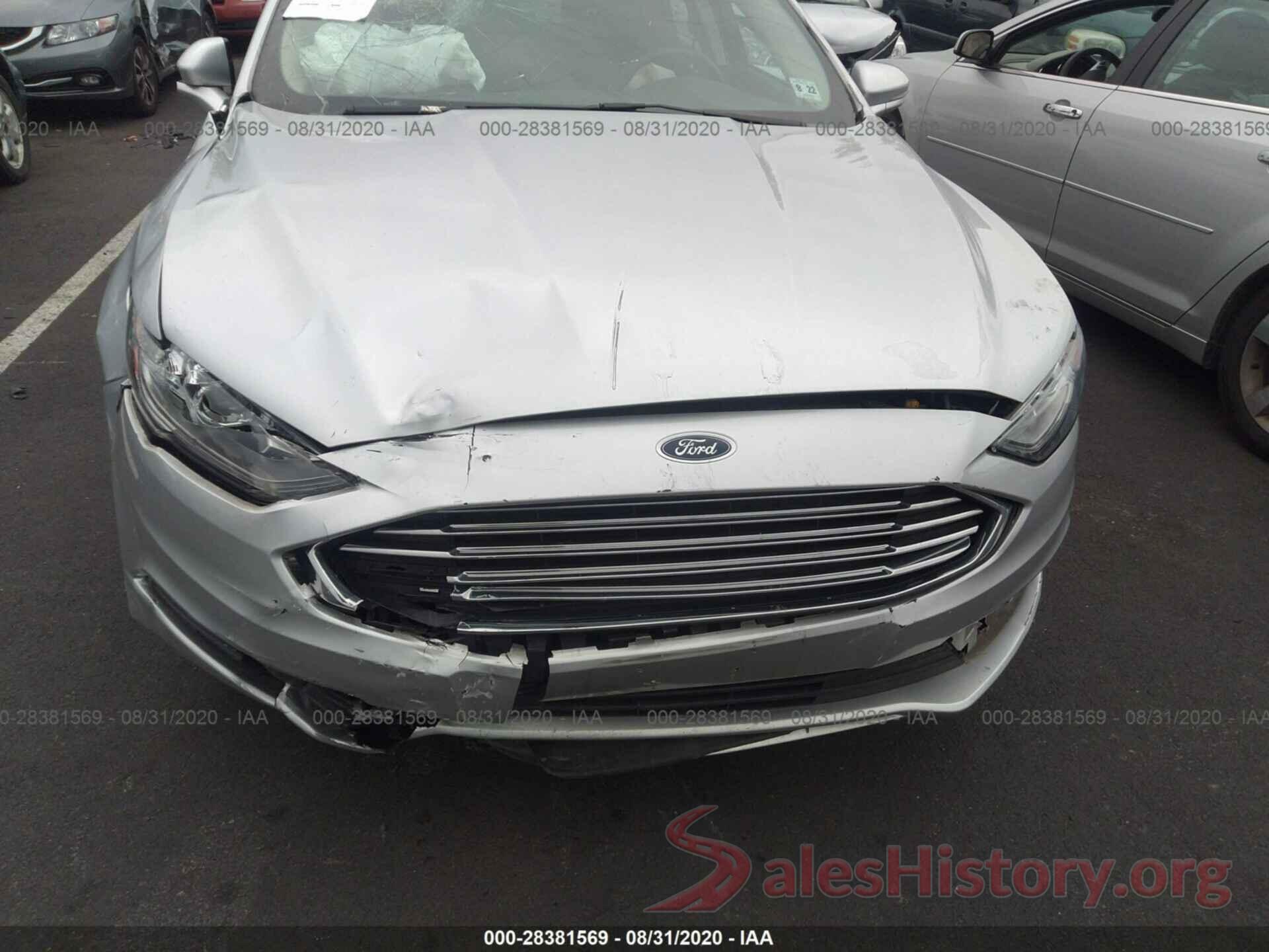 3FA6P0HD9HR345736 2017 FORD FUSION