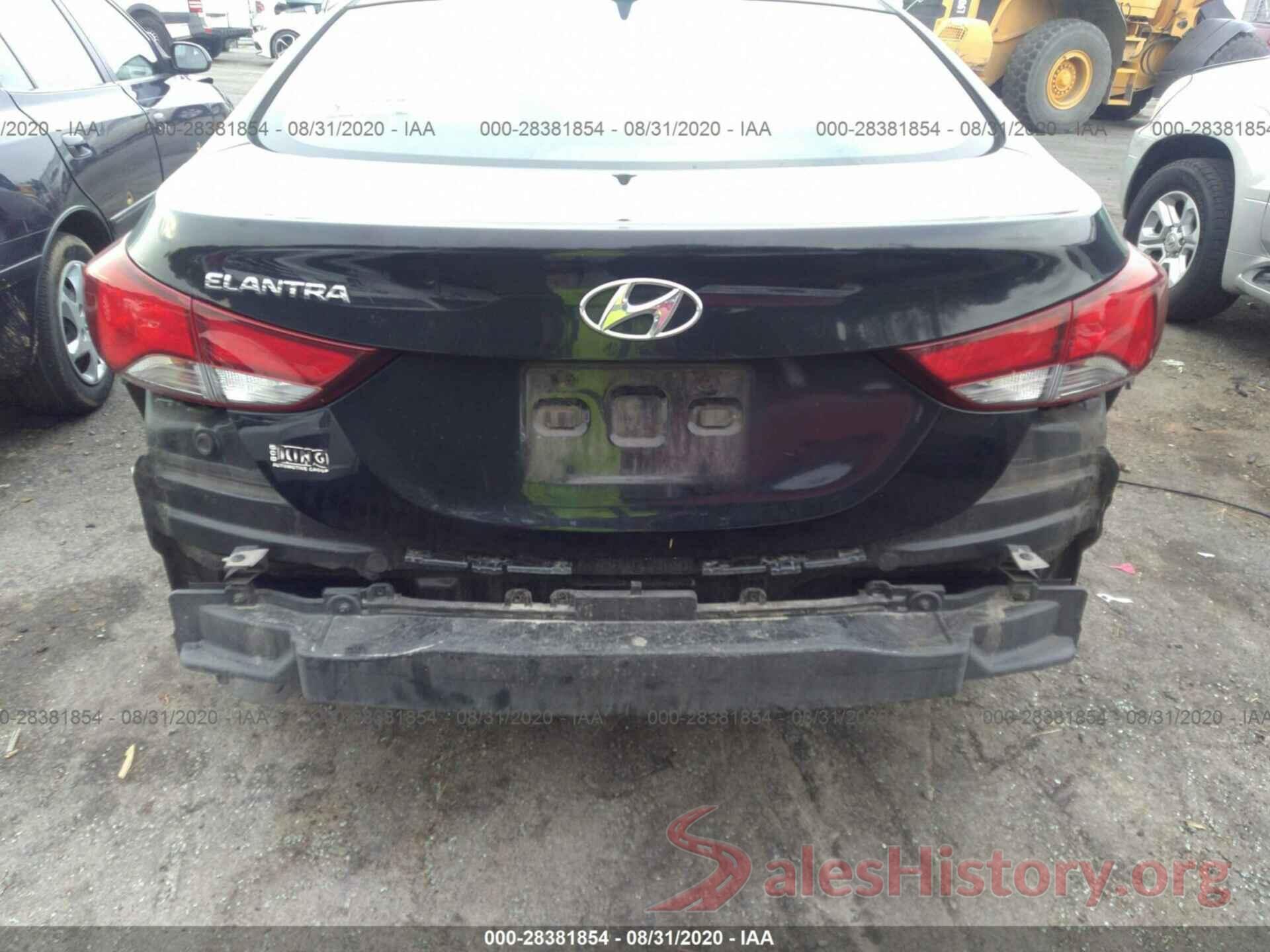 KMHDH4AE9GU481019 2016 HYUNDAI ELANTRA