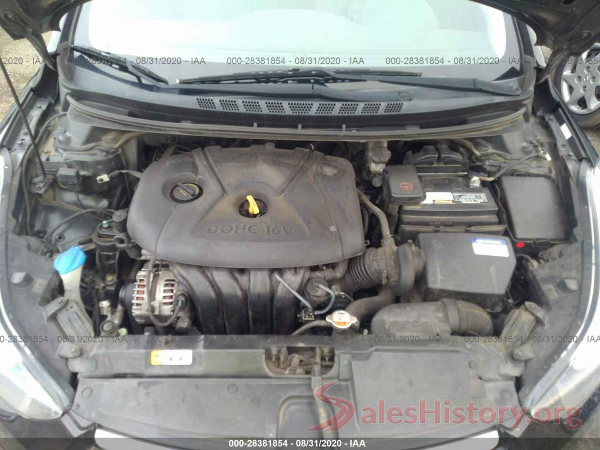 KMHDH4AE9GU481019 2016 HYUNDAI ELANTRA