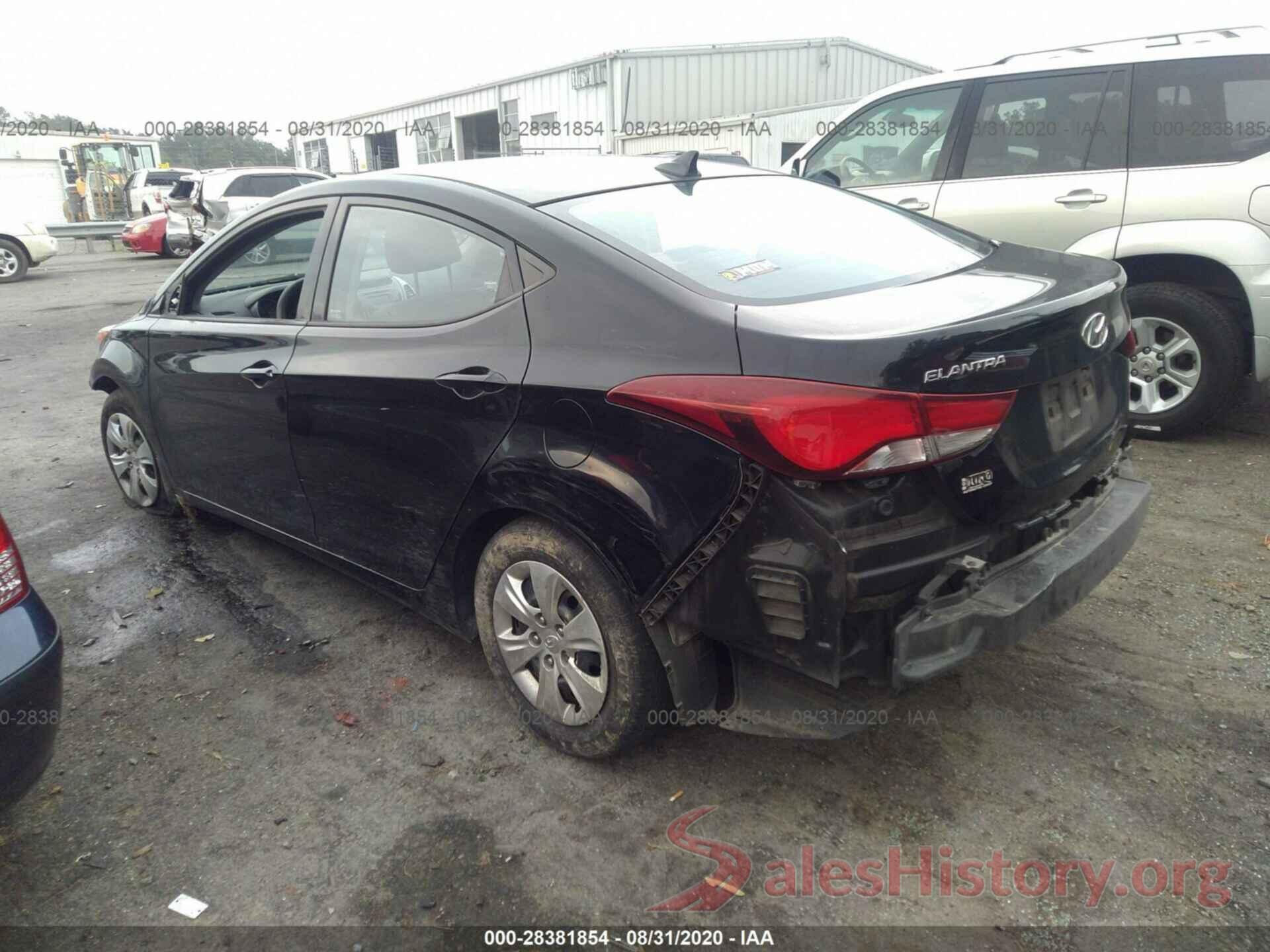 KMHDH4AE9GU481019 2016 HYUNDAI ELANTRA