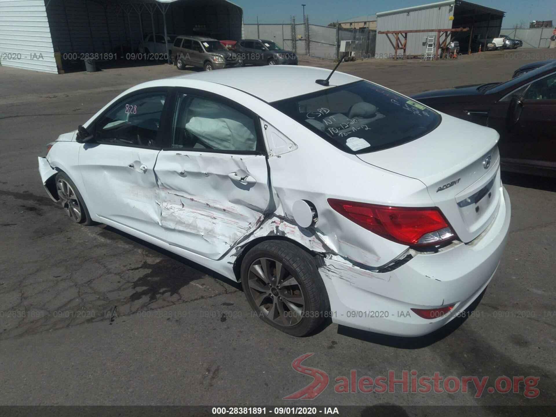 KMHCT4AE3HU340829 2017 HYUNDAI ACCENT