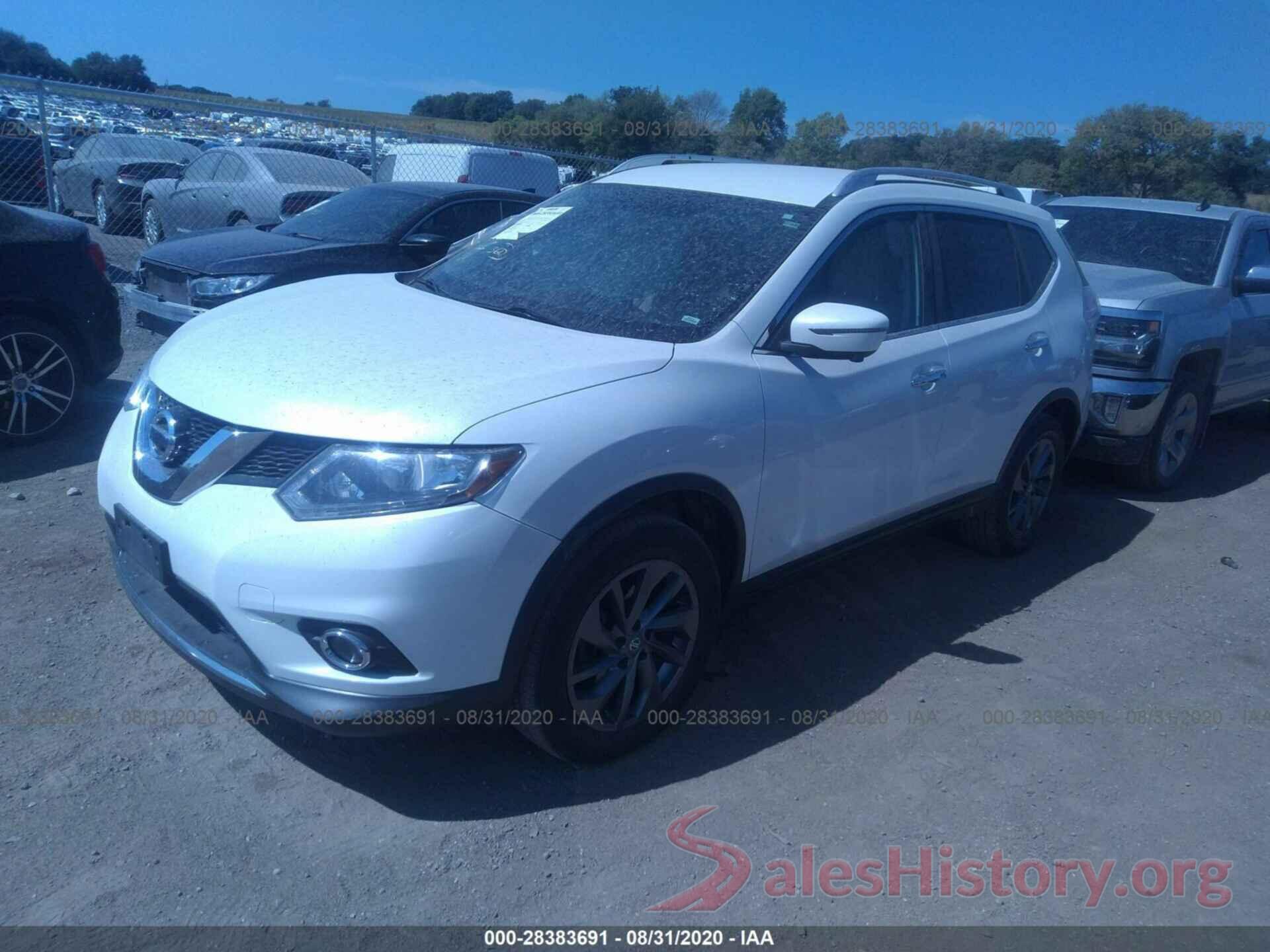 KNMAT2MV9GP697229 2016 NISSAN ROGUE