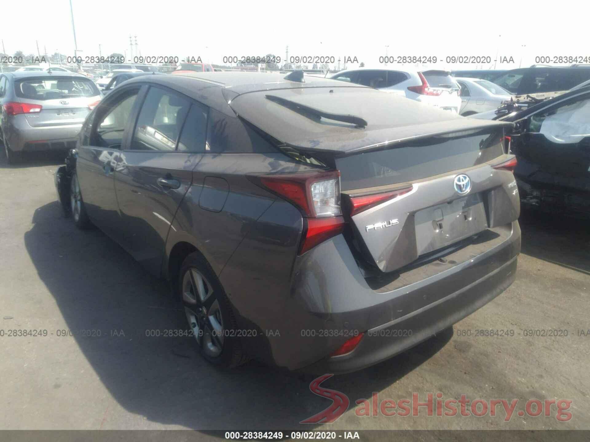 JTDKARFUXK3079649 2019 TOYOTA PRIUS