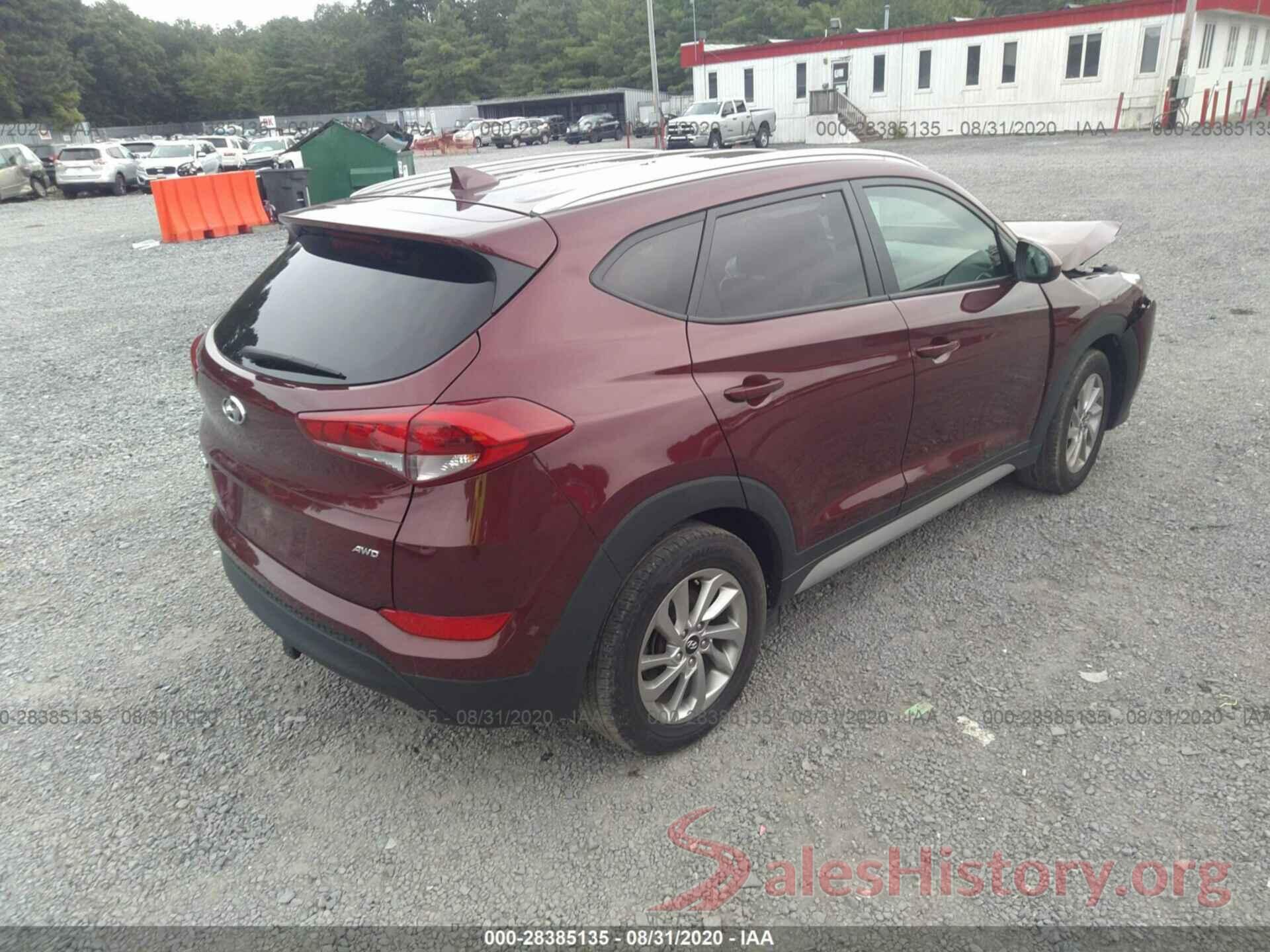 KM8J3CA4XJU652001 2018 HYUNDAI TUCSON