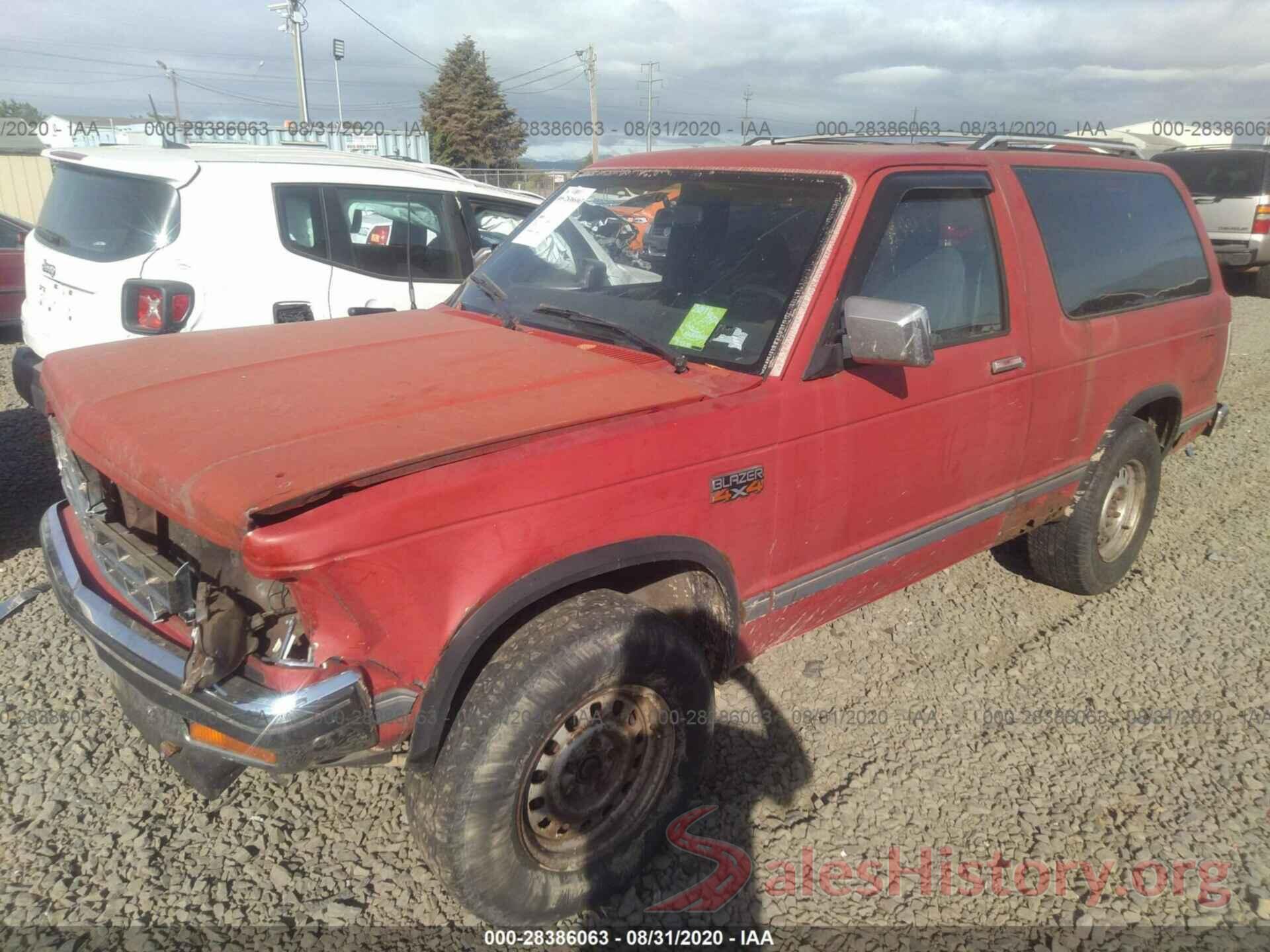 1G8CT18B7E8234316 1984 CHEVROLET BLAZER