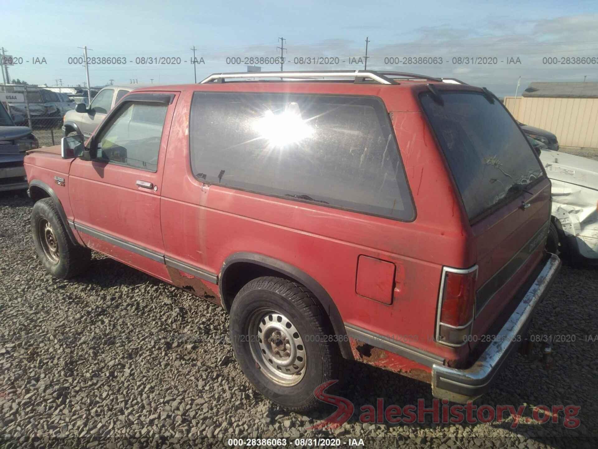 1G8CT18B7E8234316 1984 CHEVROLET BLAZER