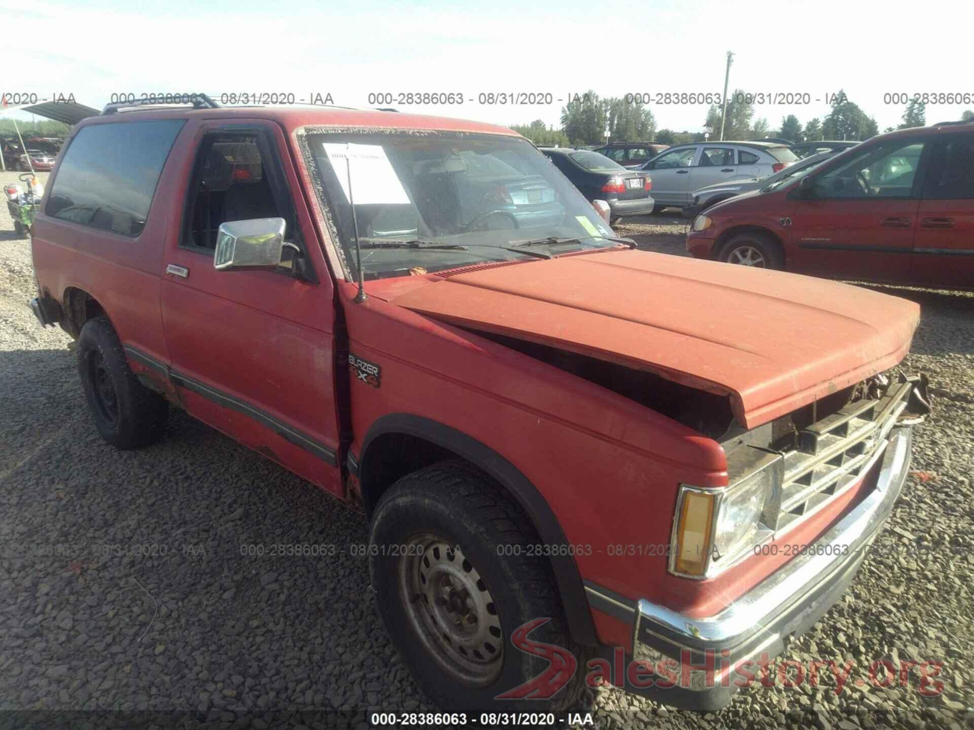 1G8CT18B7E8234316 1984 CHEVROLET BLAZER