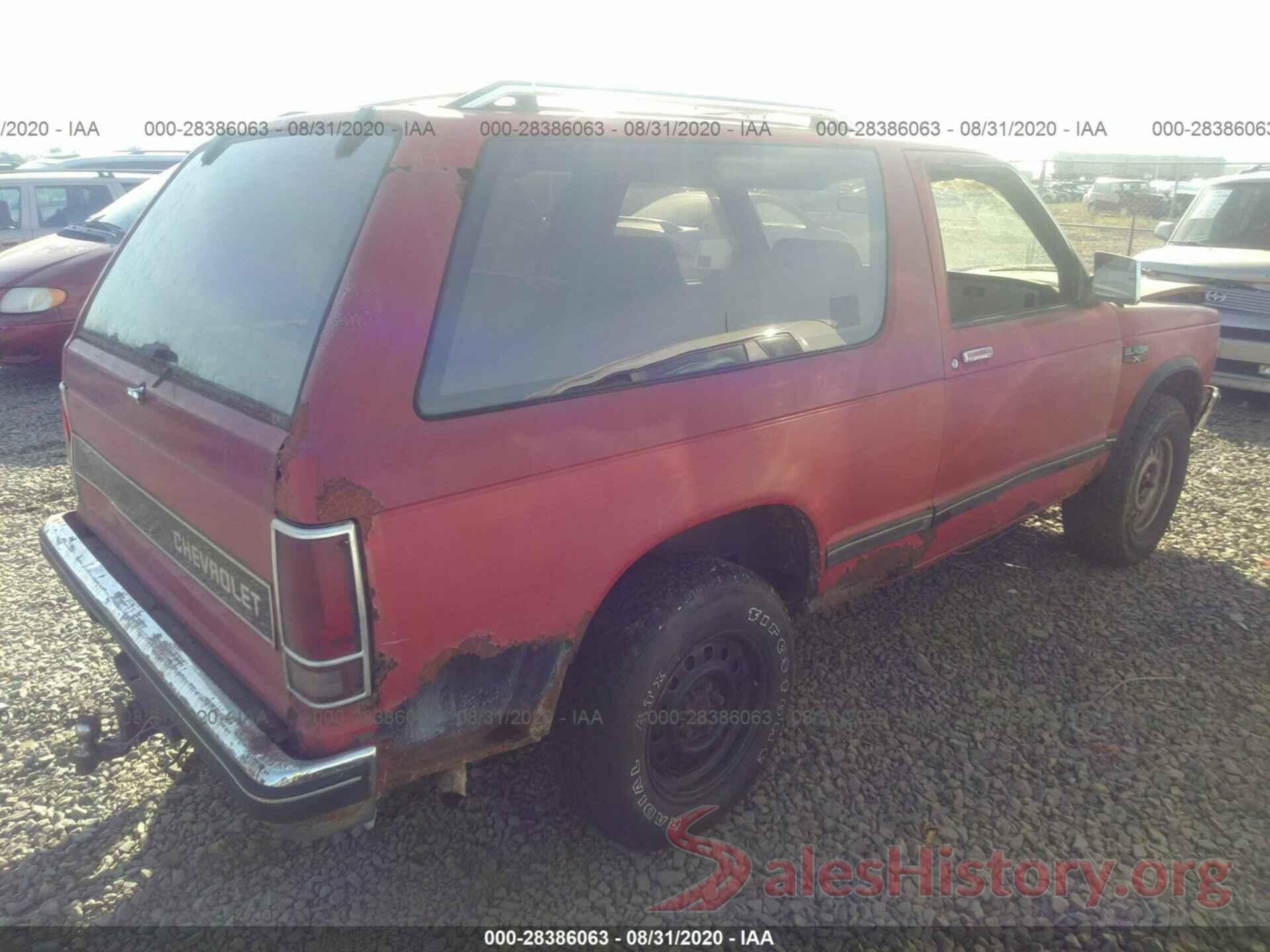 1G8CT18B7E8234316 1984 CHEVROLET BLAZER