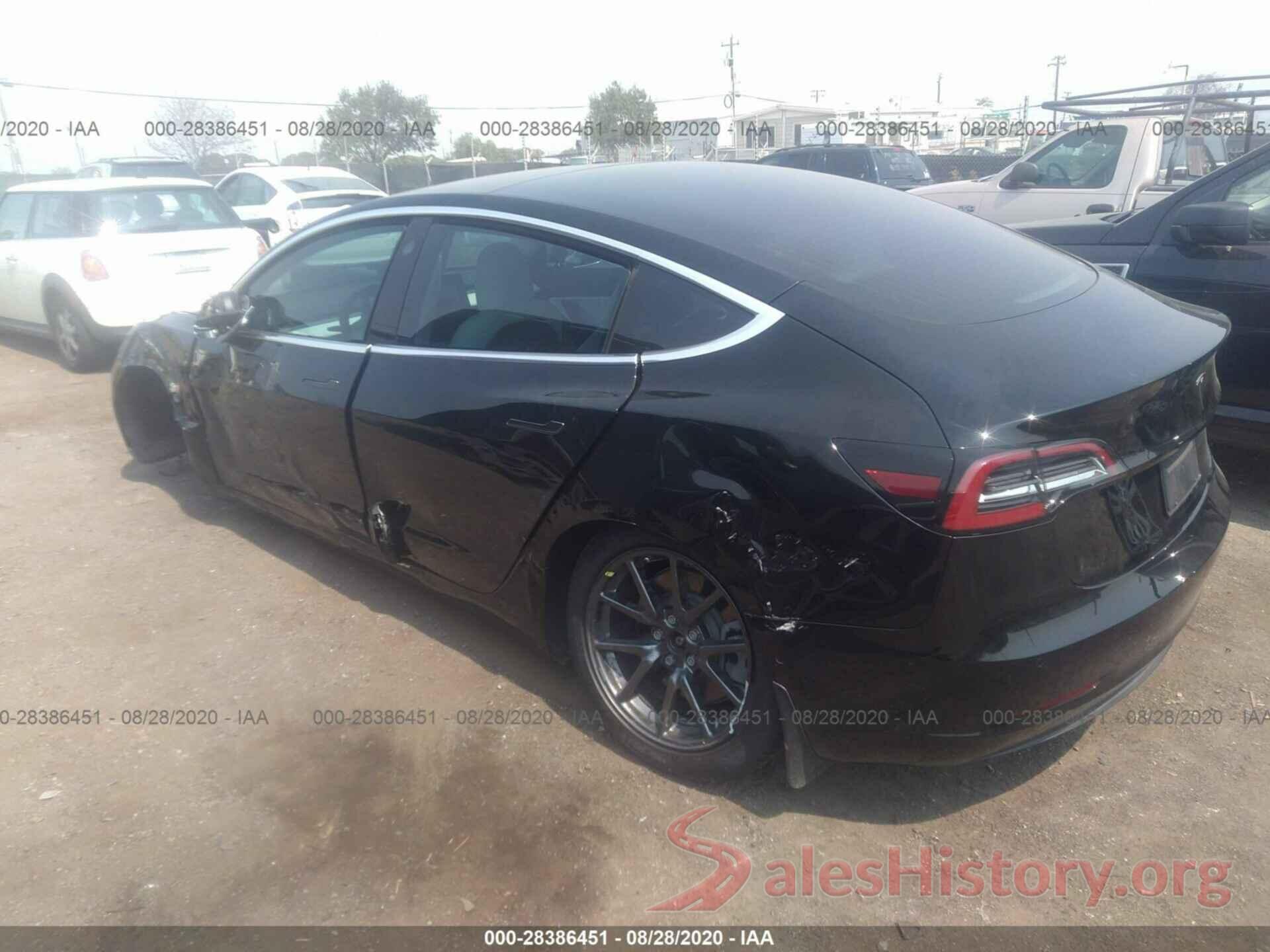 5YJ3E1EA1KF301712 2019 TESLA MODEL 3