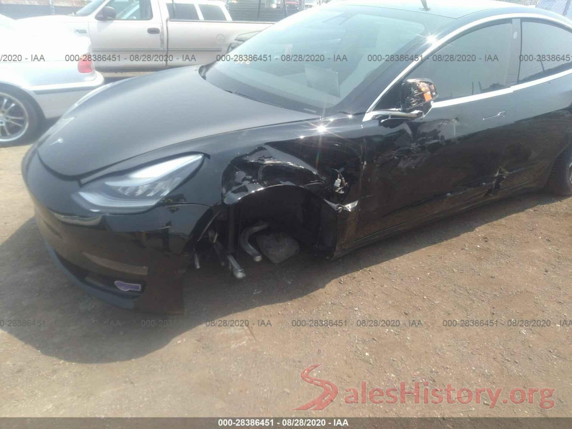 5YJ3E1EA1KF301712 2019 TESLA MODEL 3