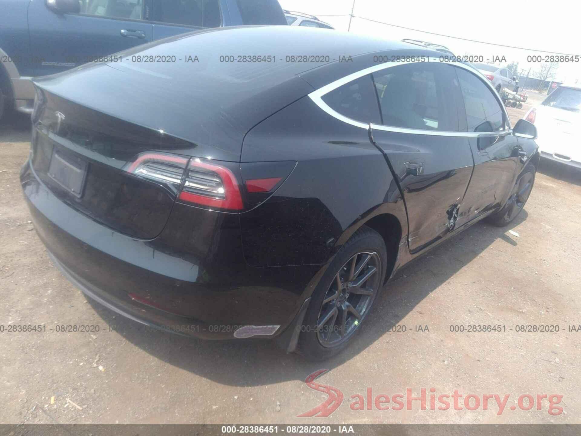 5YJ3E1EA1KF301712 2019 TESLA MODEL 3