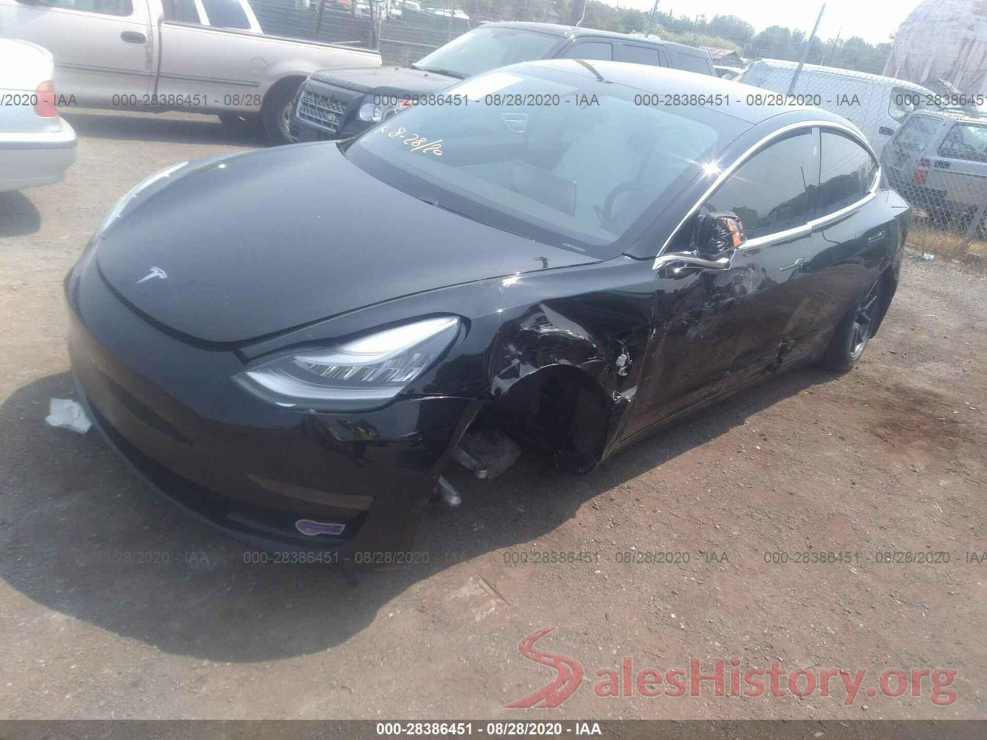 5YJ3E1EA1KF301712 2019 TESLA MODEL 3