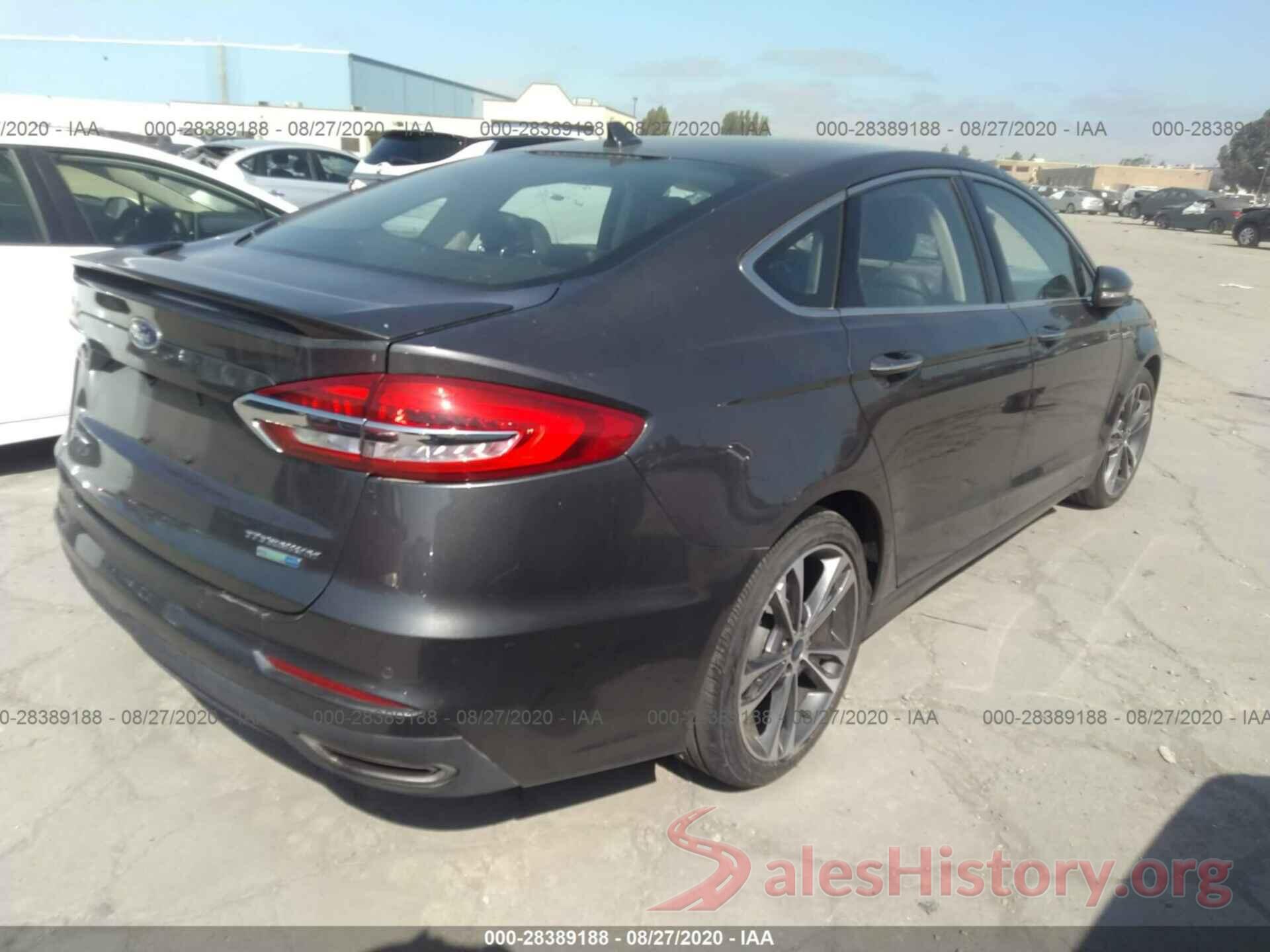 3FA6P0D94KR187847 2019 FORD FUSION