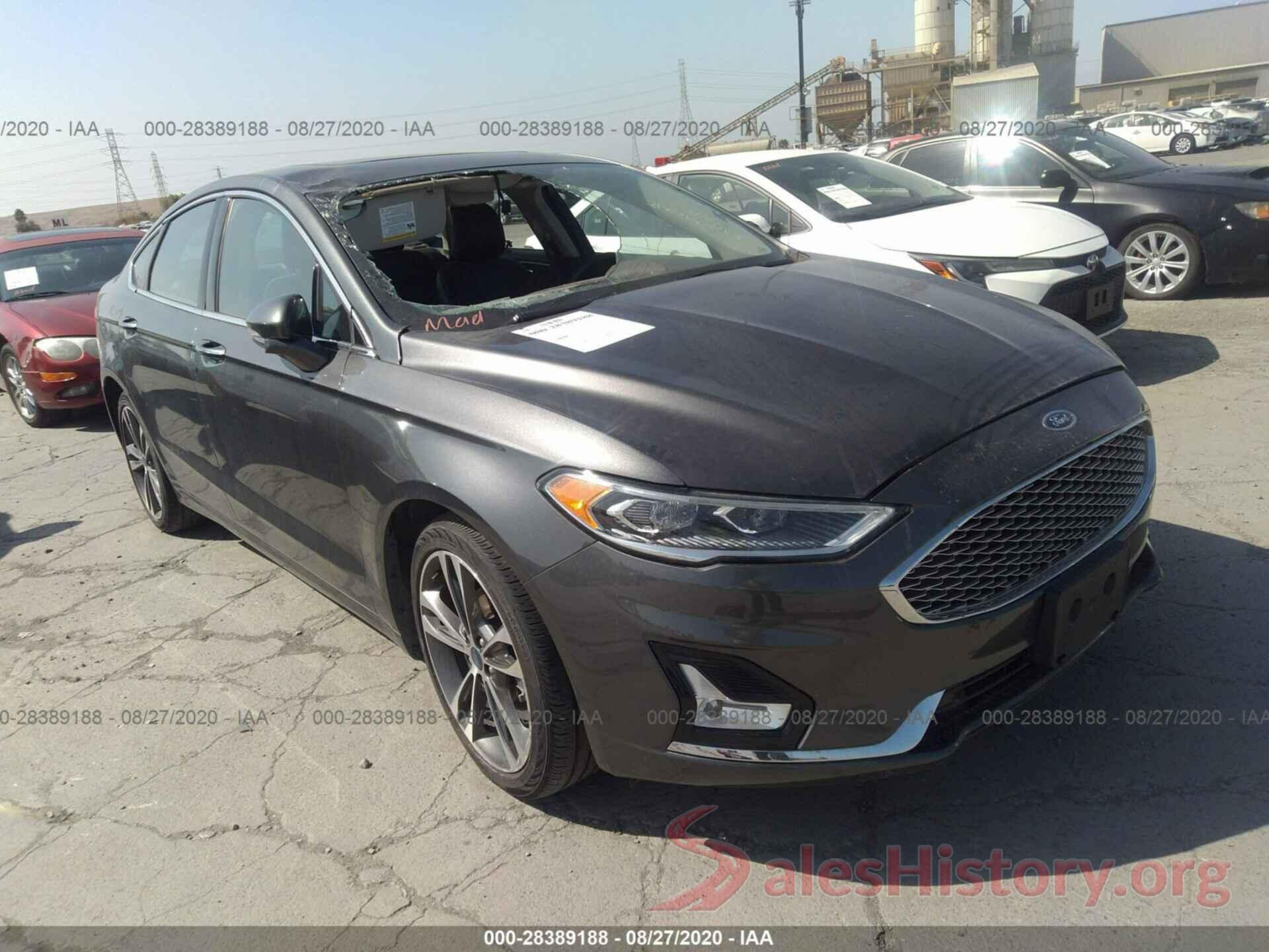 3FA6P0D94KR187847 2019 FORD FUSION