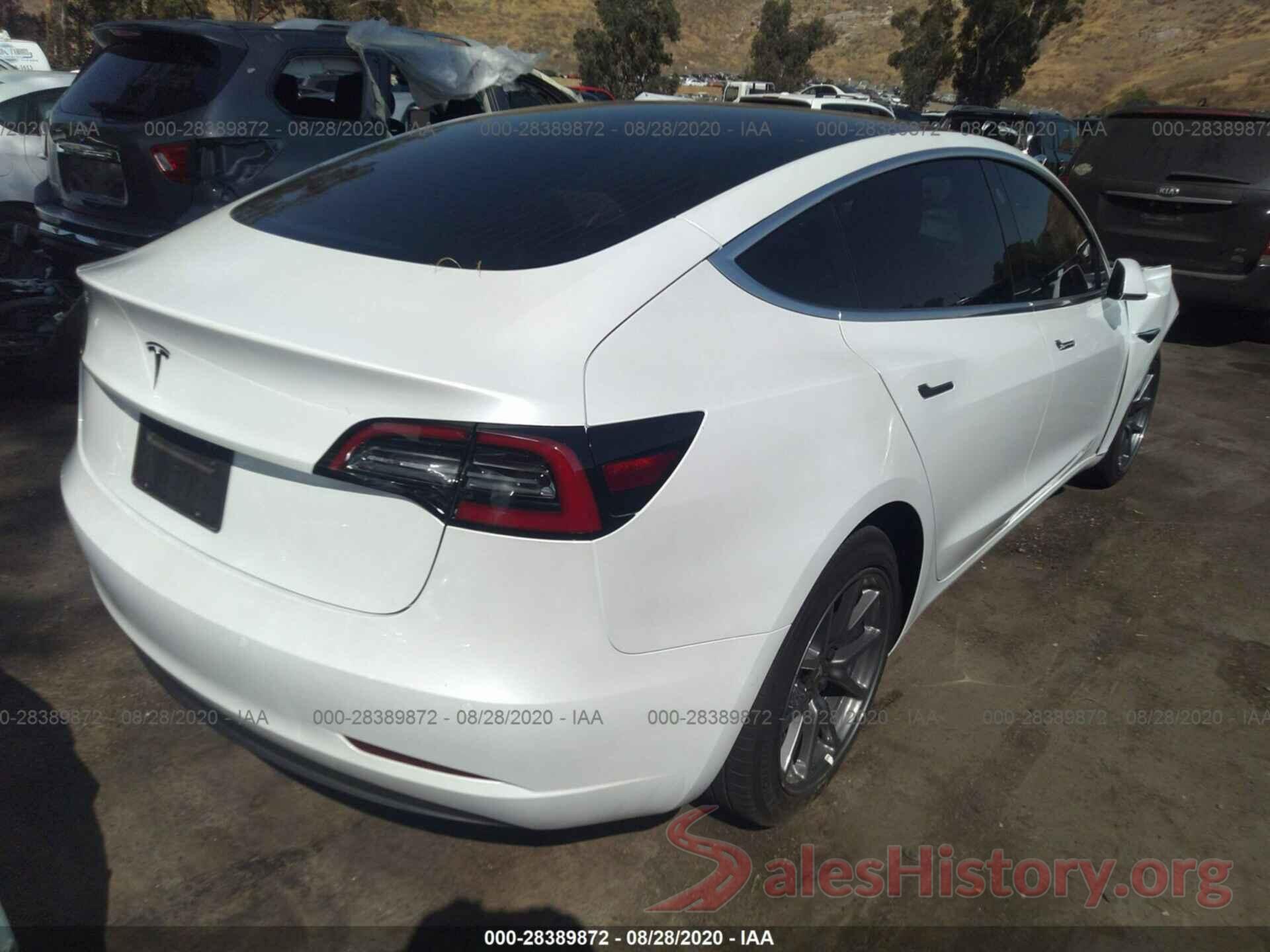 5YJ3E1EAXLF632144 2020 TESLA MODEL 3