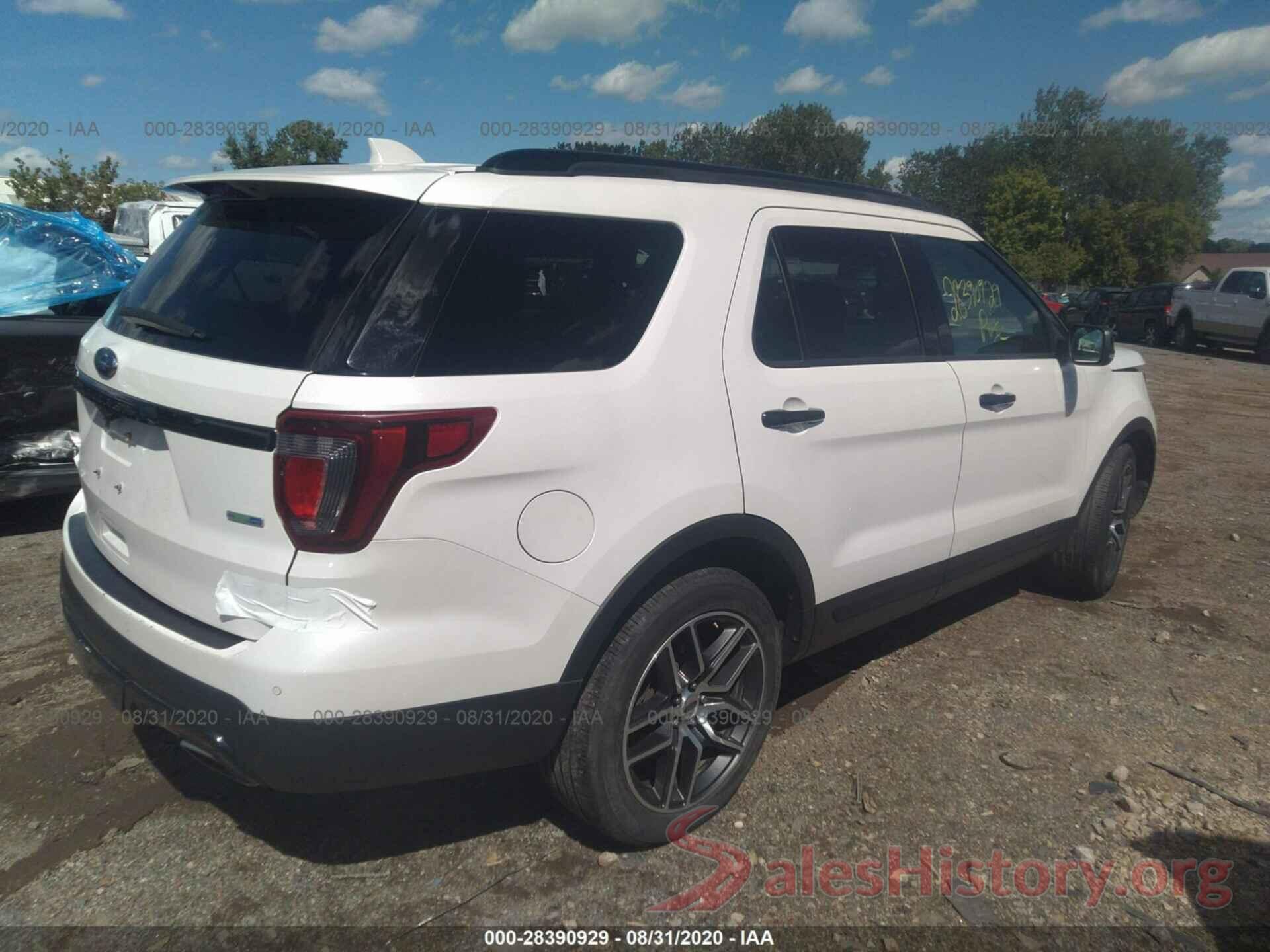 1FM5K8GT7HGA52190 2017 FORD EXPLORER