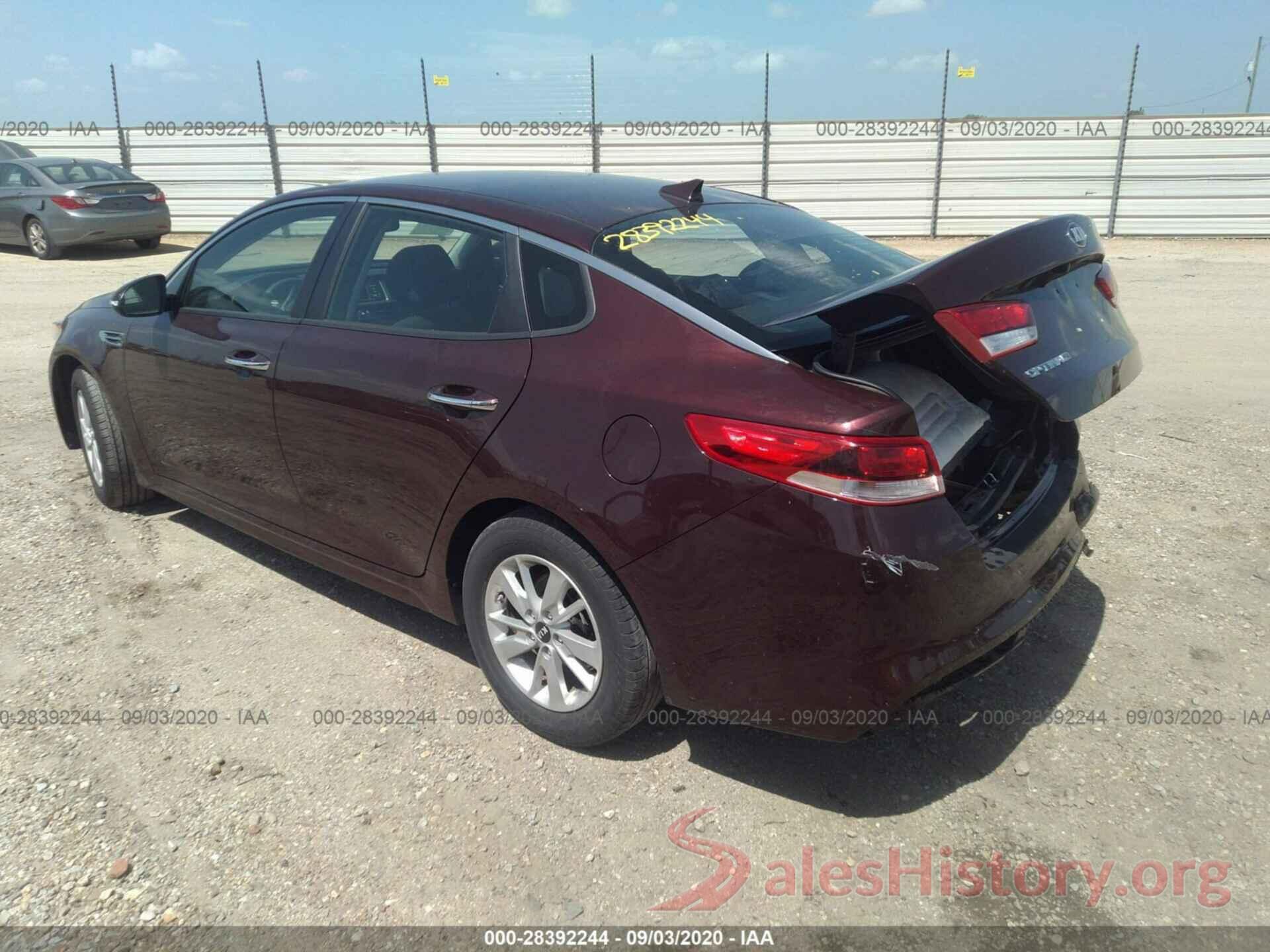 5XXGT4L32GG097536 2016 KIA OPTIMA