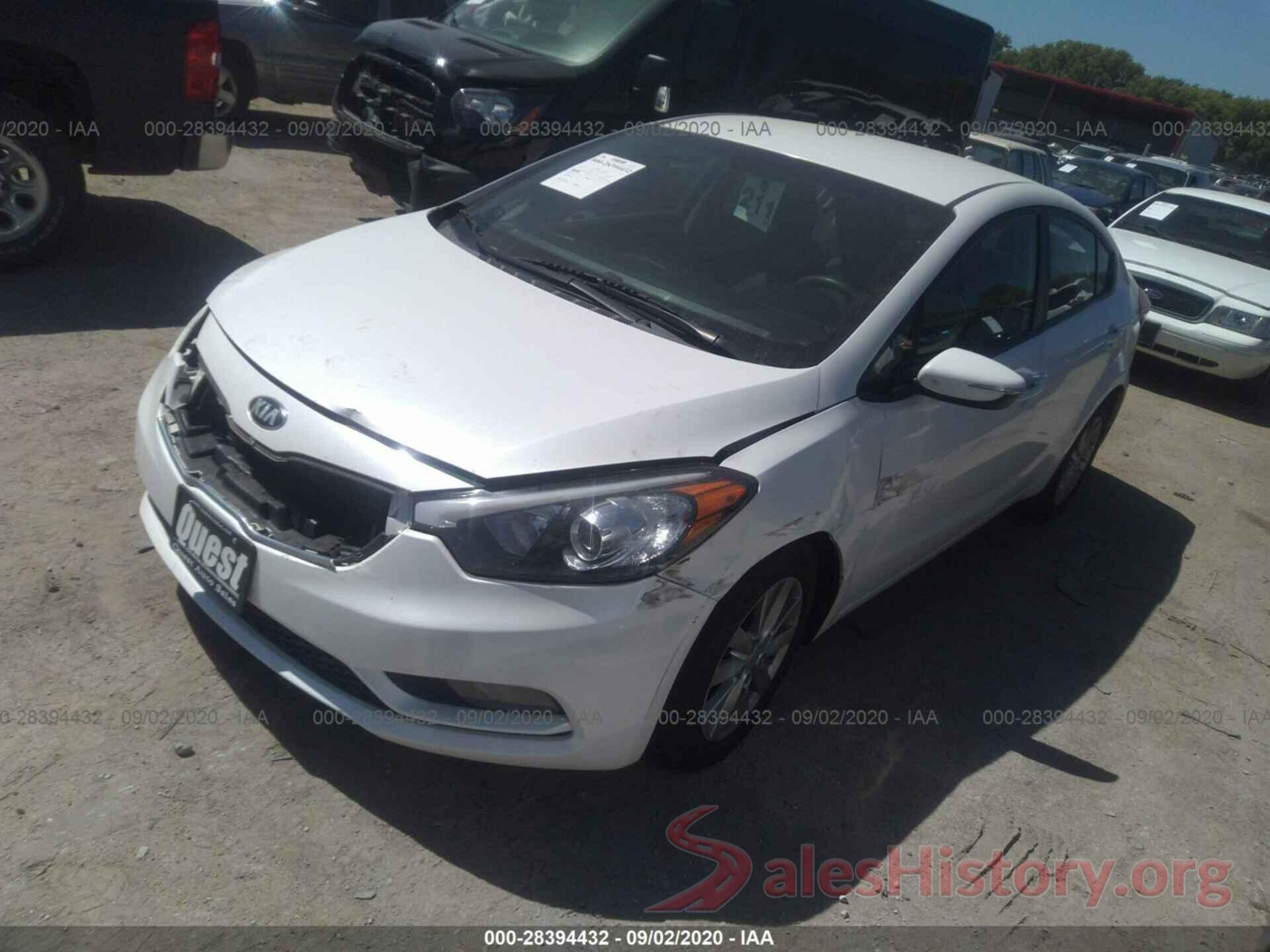 KNAFX4A63G5459159 2016 KIA FORTE