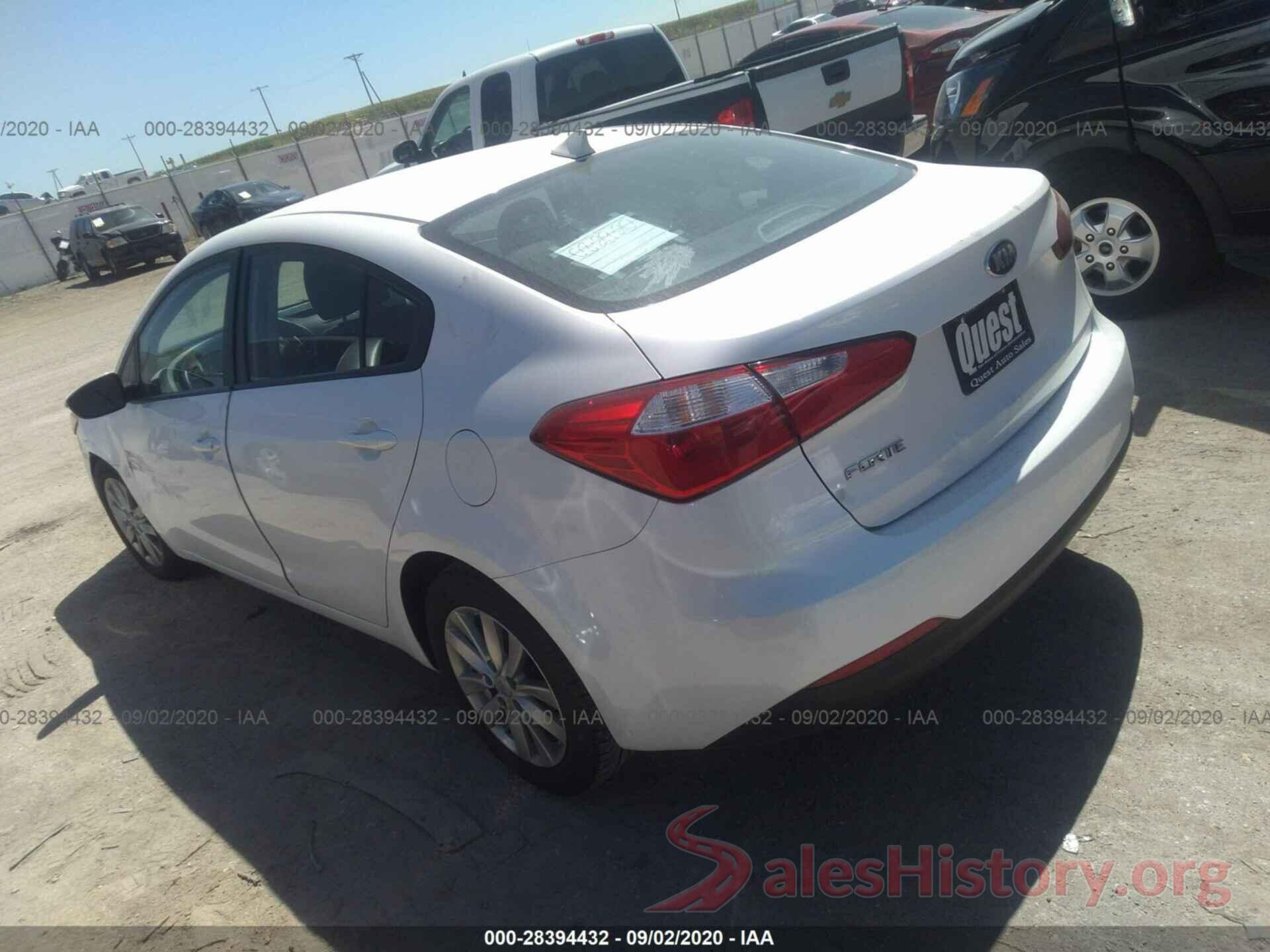 KNAFX4A63G5459159 2016 KIA FORTE