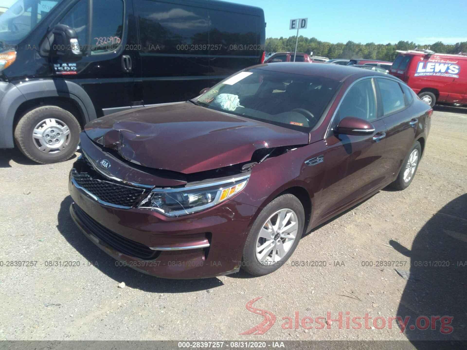 5XXGT4L30HG155032 2017 KIA OPTIMA