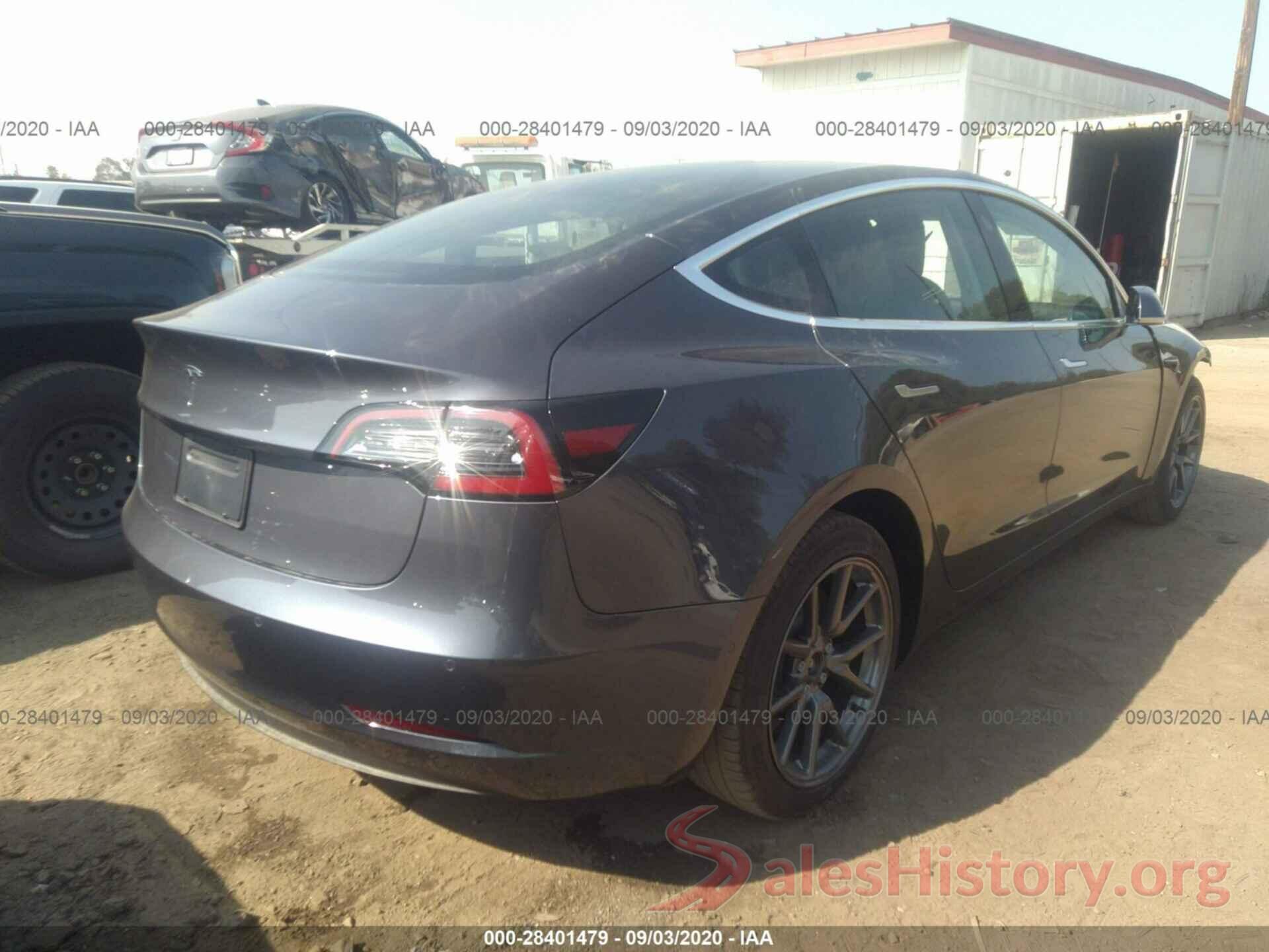 5YJ3E1EAXLF644245 2020 TESLA MODEL 3