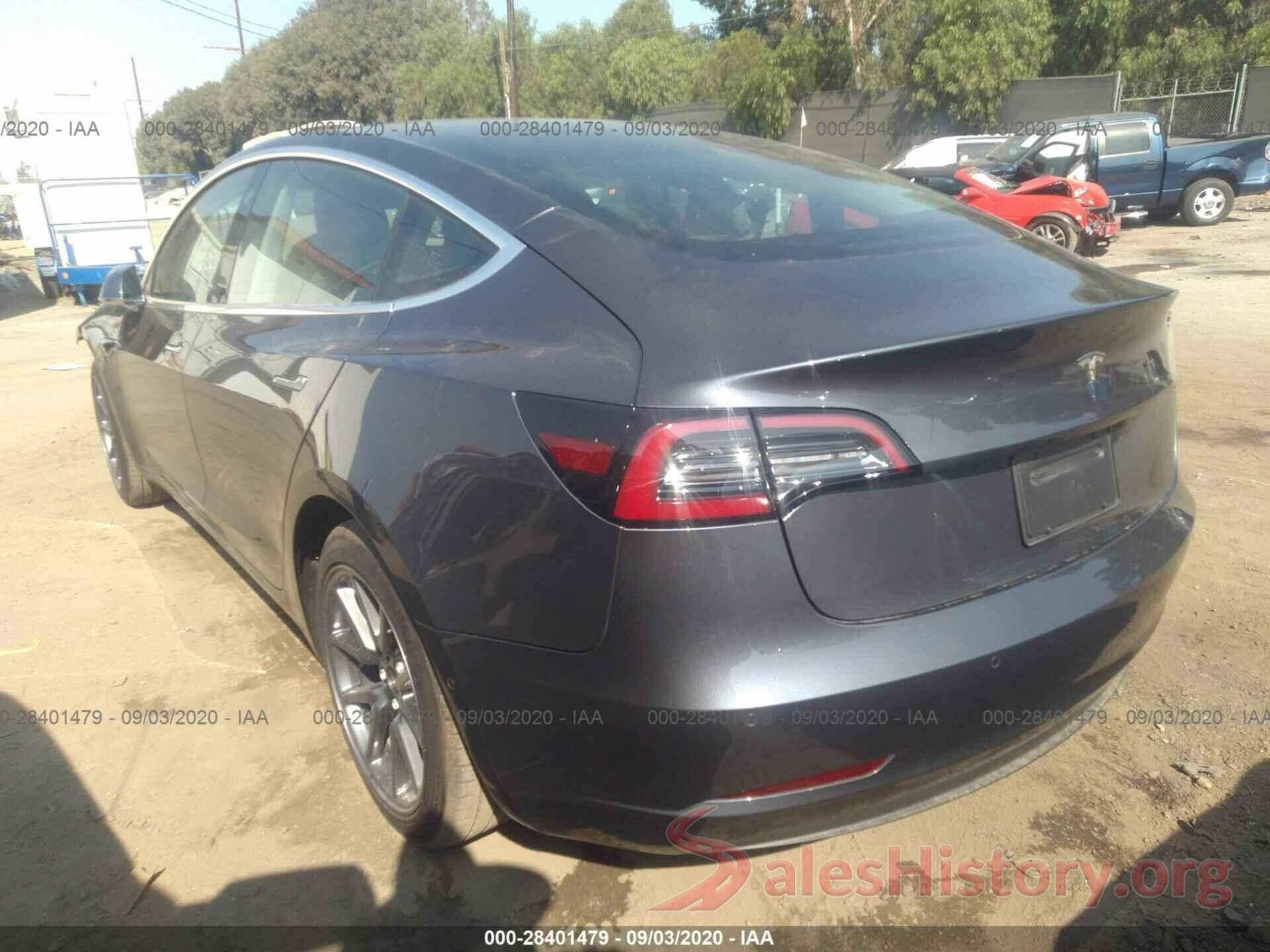 5YJ3E1EAXLF644245 2020 TESLA MODEL 3