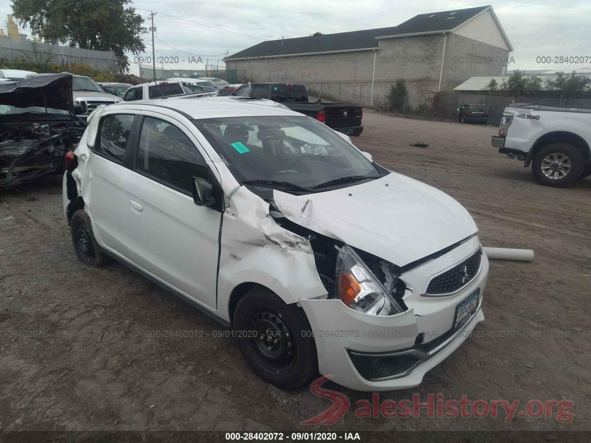 ML32A3HJ8KH016667 2019 MITSUBISHI MIRAGE