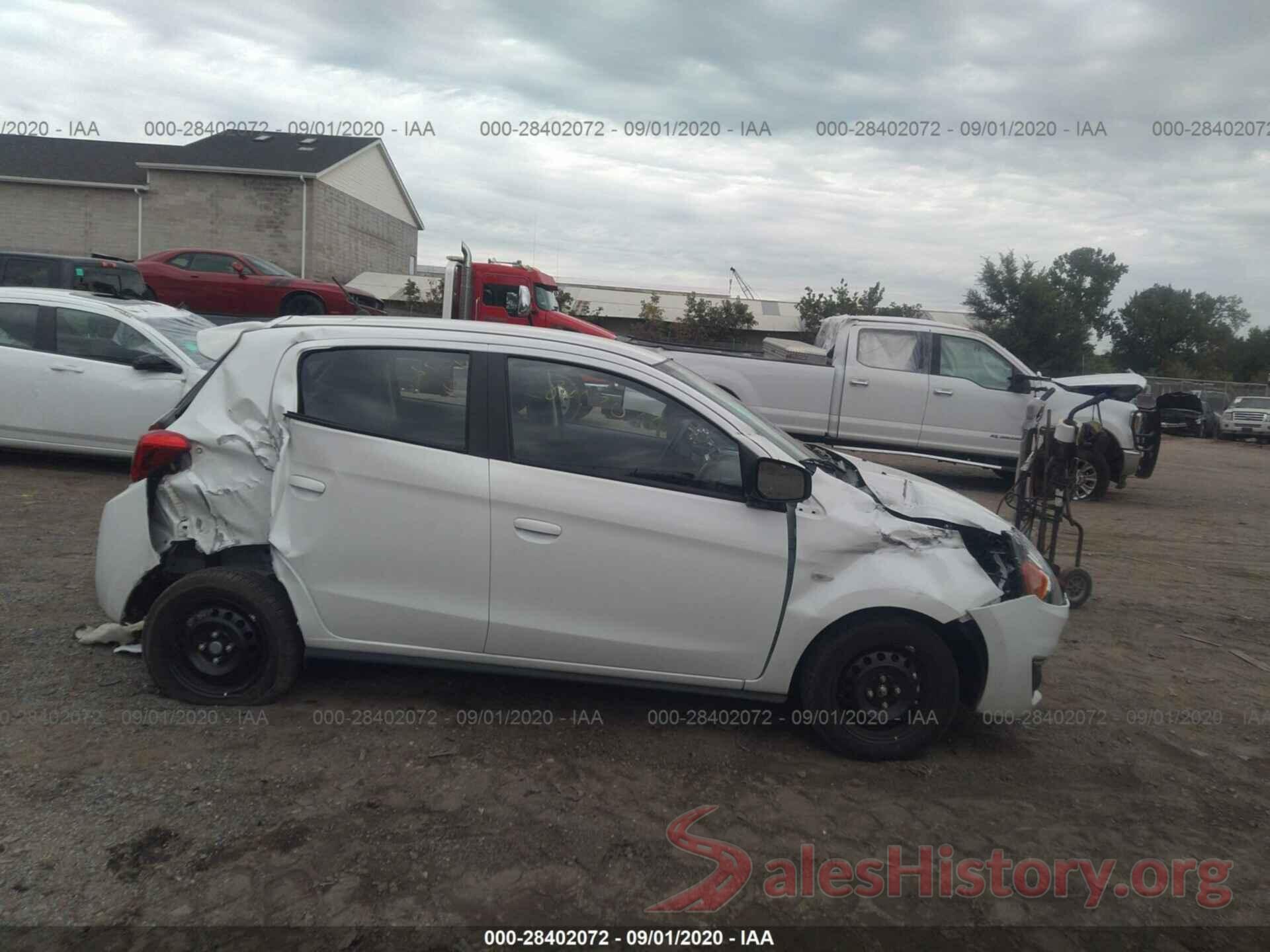 ML32A3HJ8KH016667 2019 MITSUBISHI MIRAGE