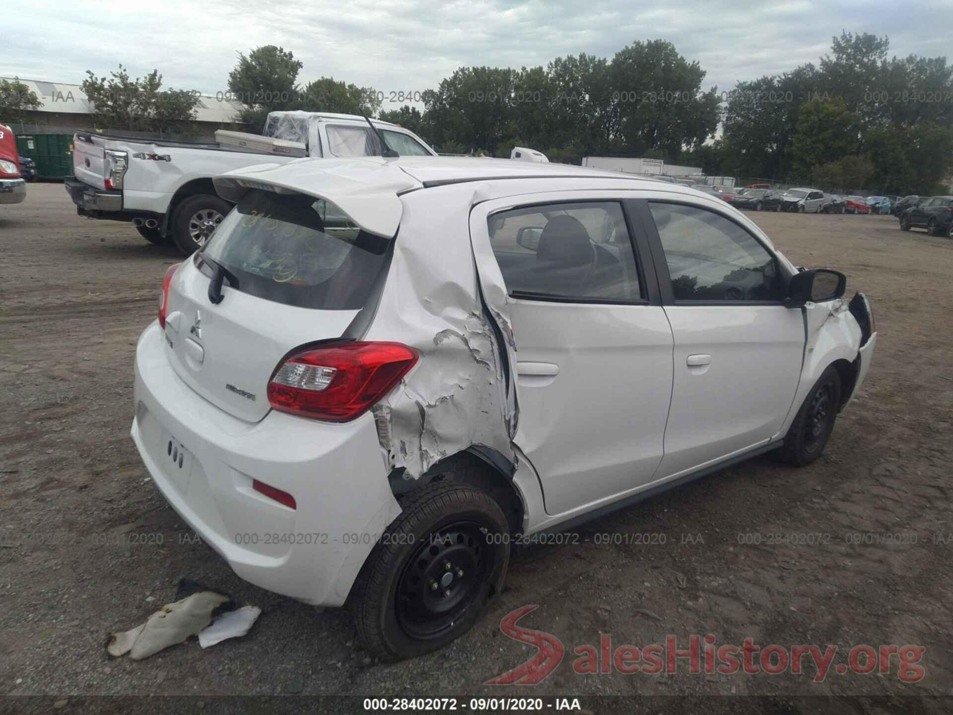 ML32A3HJ8KH016667 2019 MITSUBISHI MIRAGE