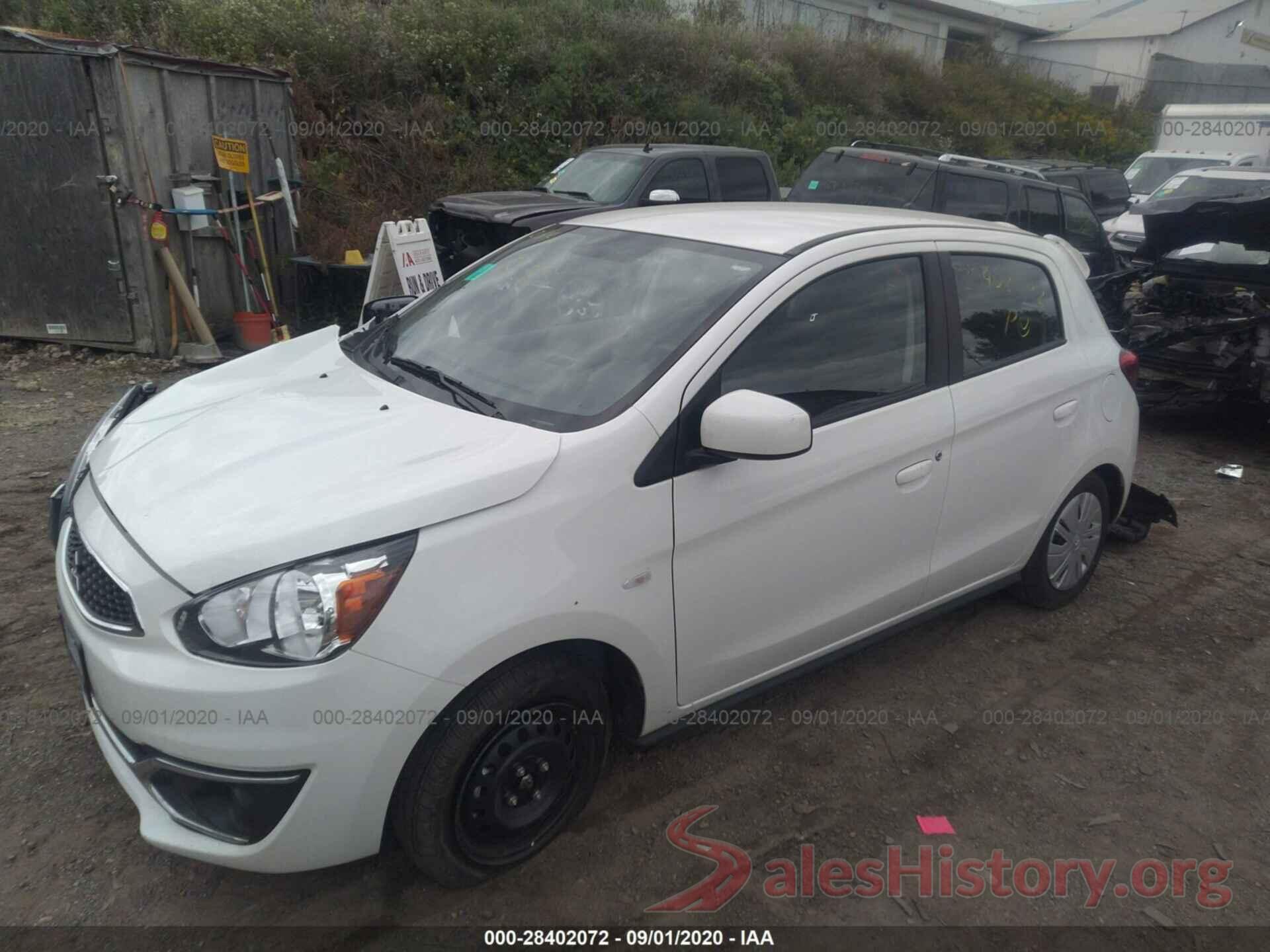 ML32A3HJ8KH016667 2019 MITSUBISHI MIRAGE