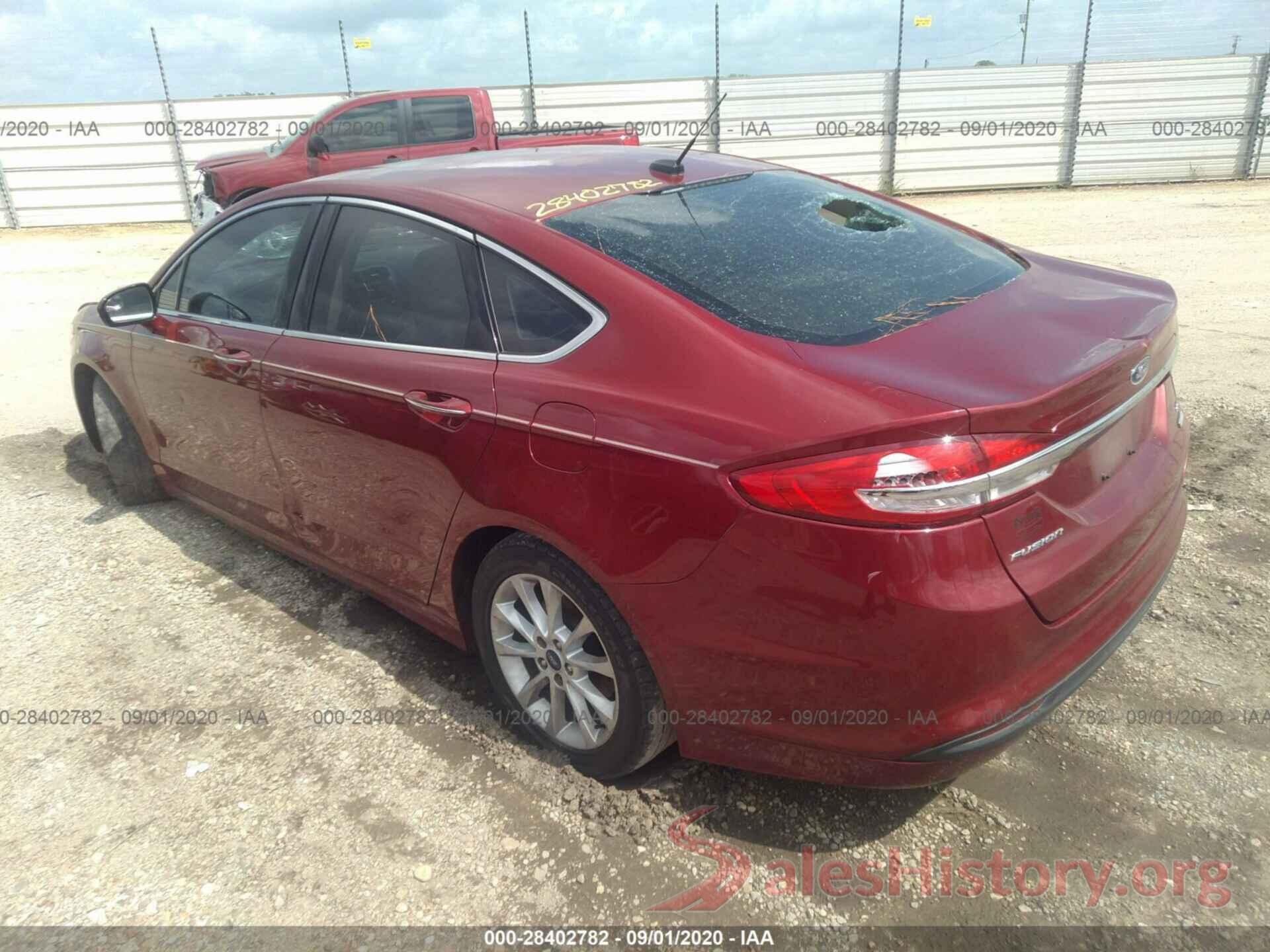 3FA6P0HD0HR142900 2017 FORD FUSION