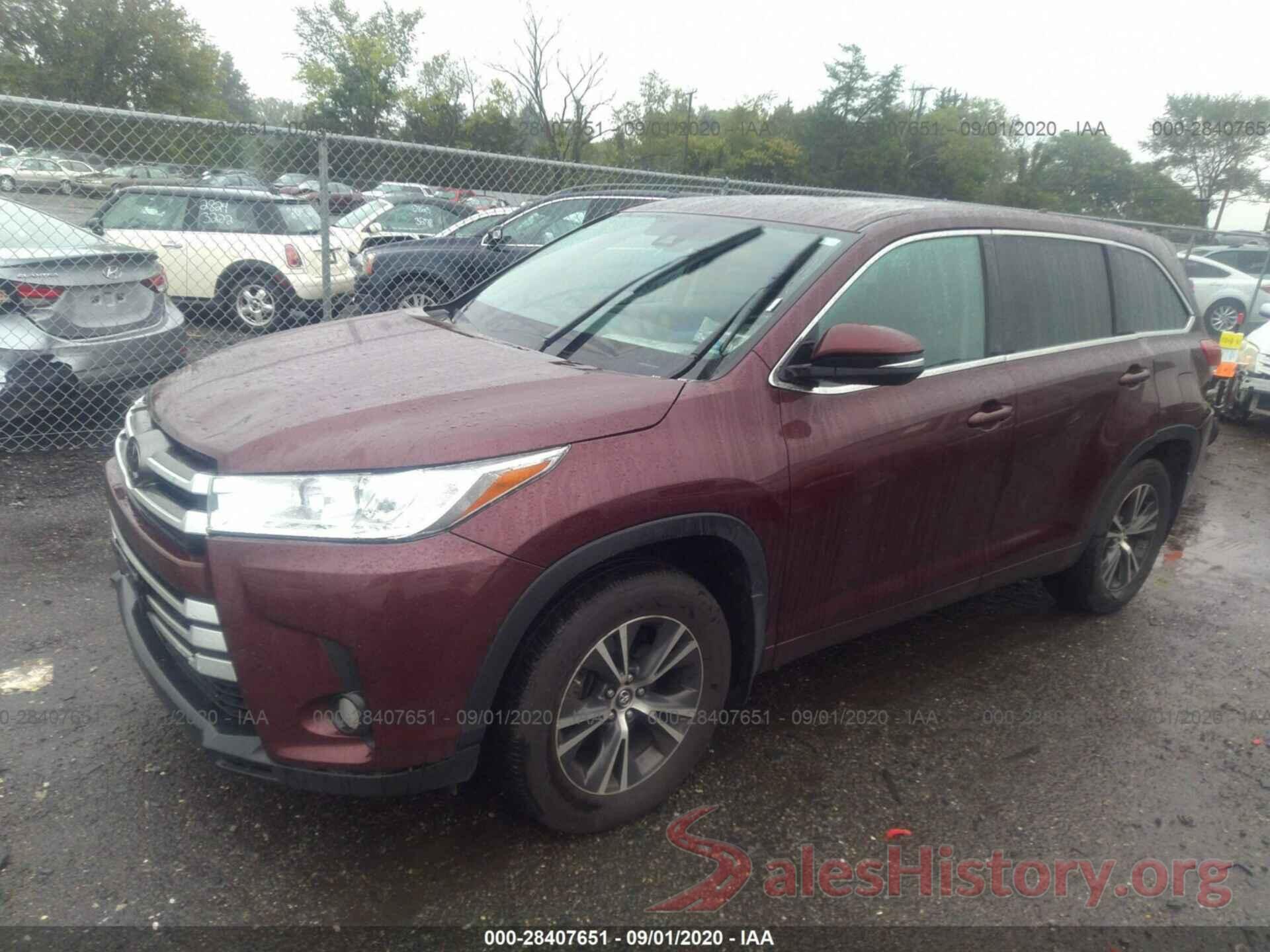 5TDBZRFH1HS435960 2017 TOYOTA HIGHLANDER