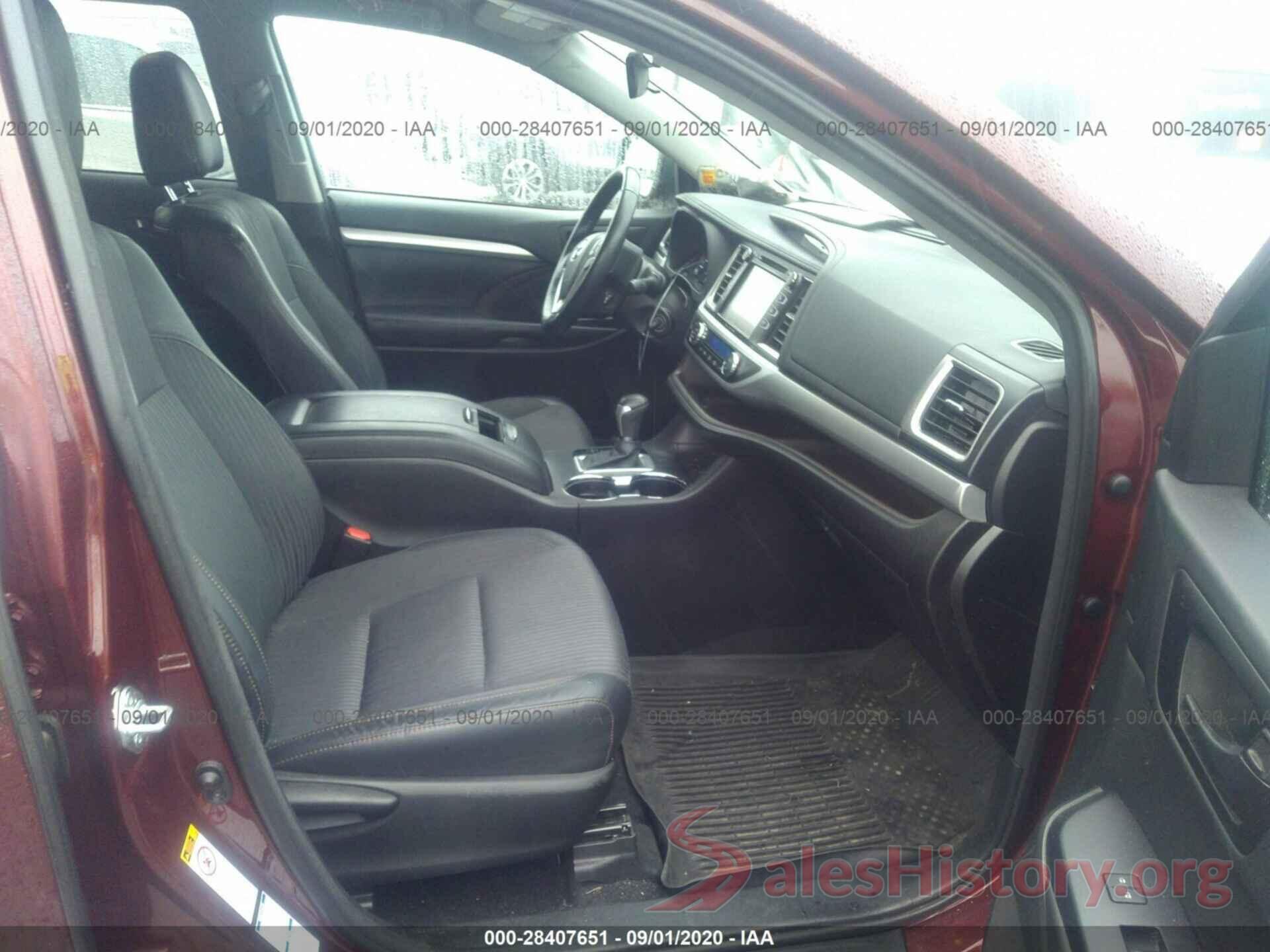 5TDBZRFH1HS435960 2017 TOYOTA HIGHLANDER