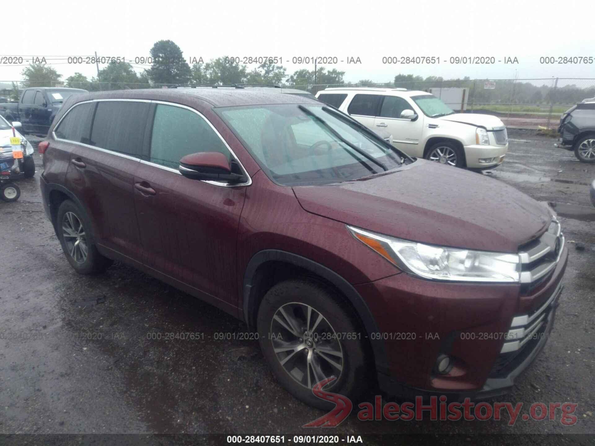 5TDBZRFH1HS435960 2017 TOYOTA HIGHLANDER