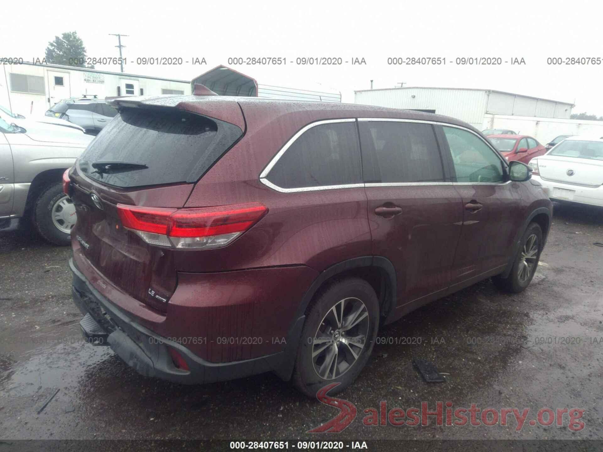 5TDBZRFH1HS435960 2017 TOYOTA HIGHLANDER