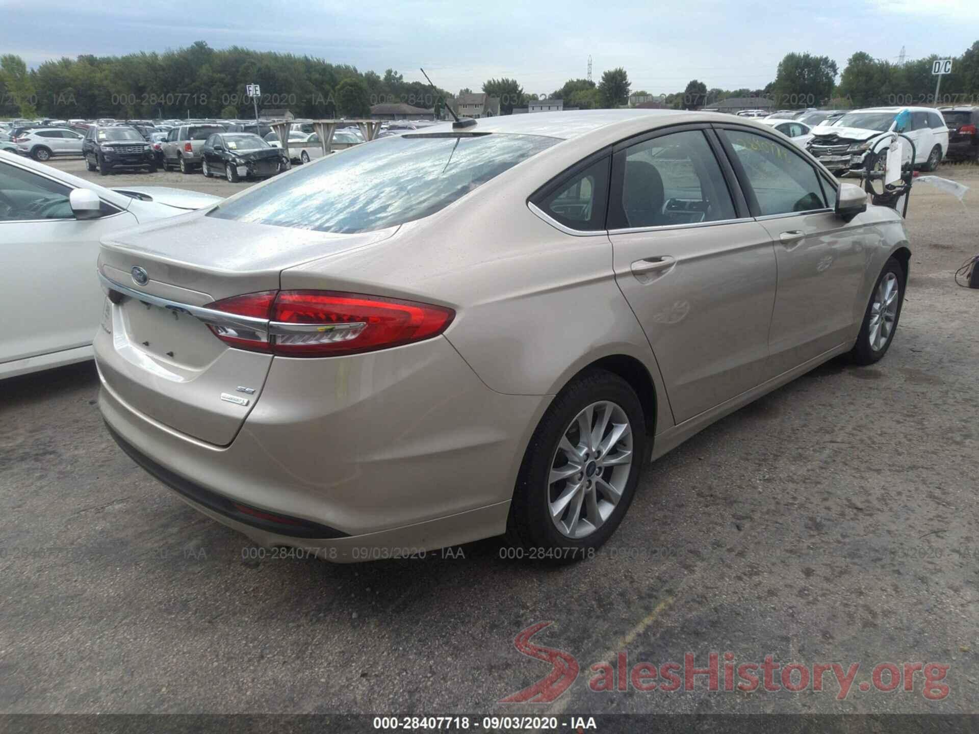 3FA6P0HD0HR245444 2017 FORD FUSION