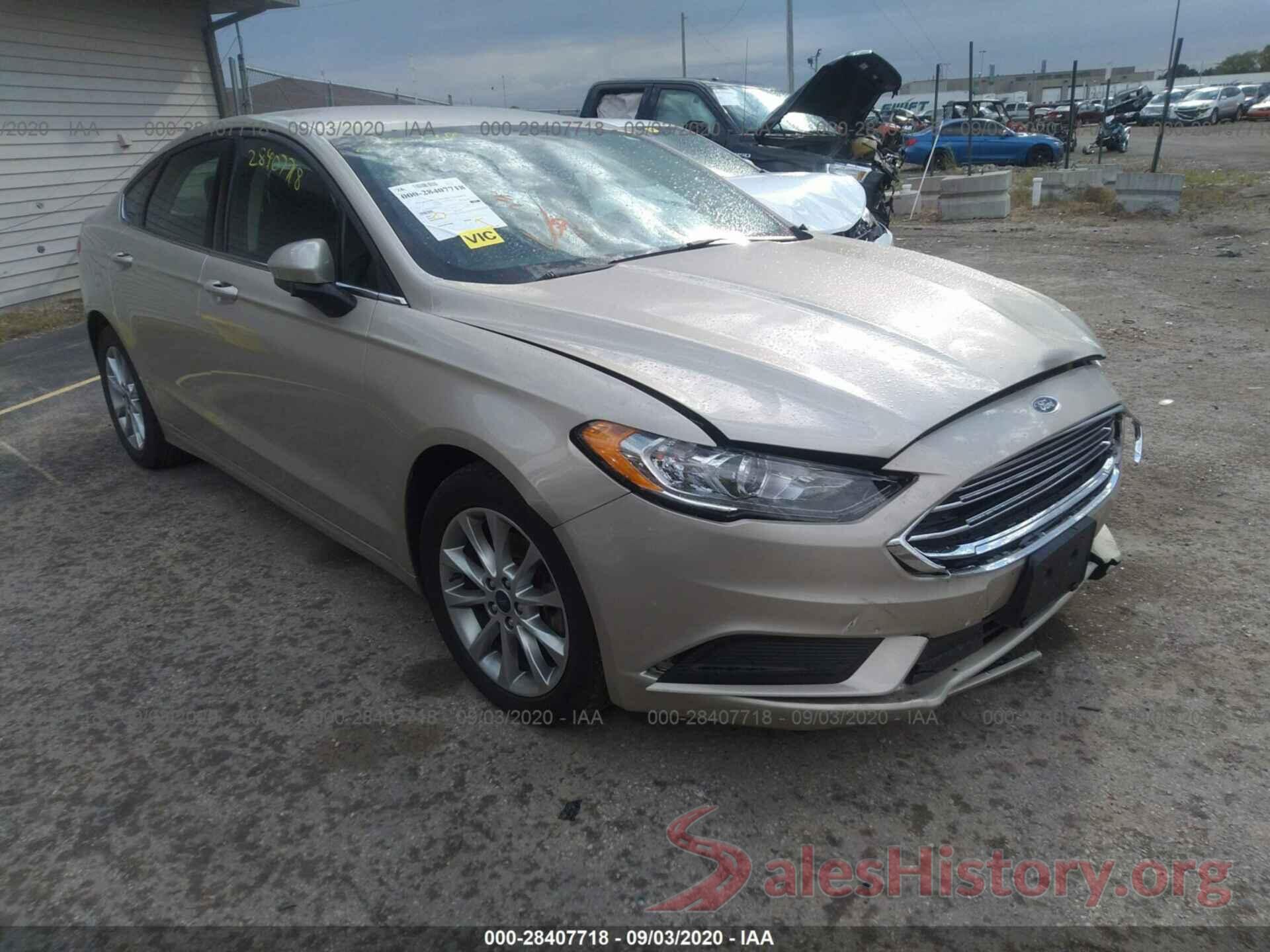 3FA6P0HD0HR245444 2017 FORD FUSION