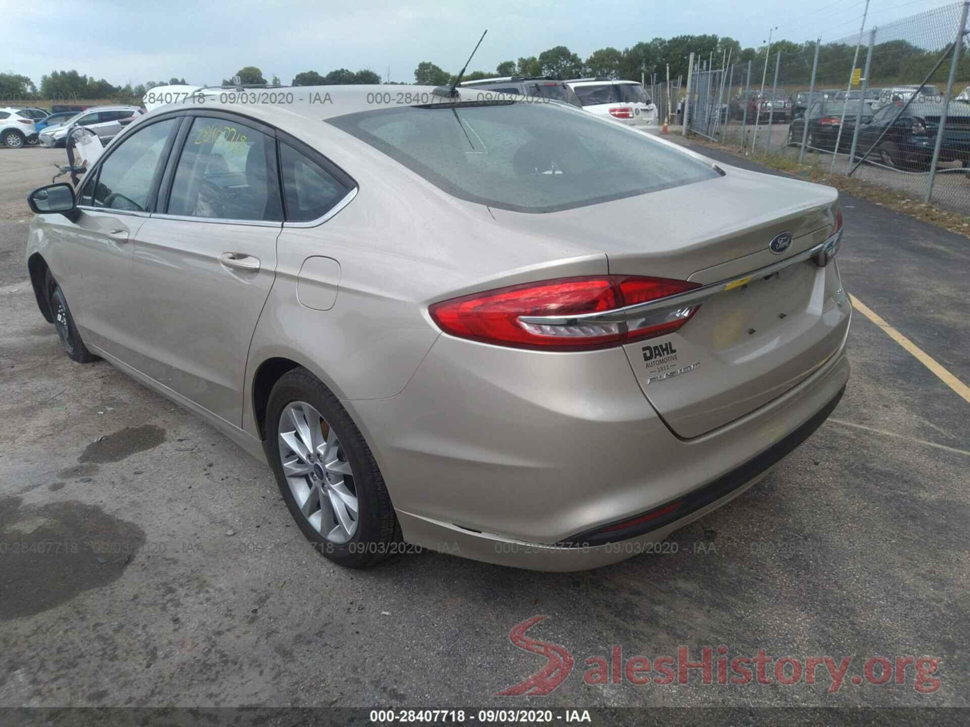 3FA6P0HD0HR245444 2017 FORD FUSION