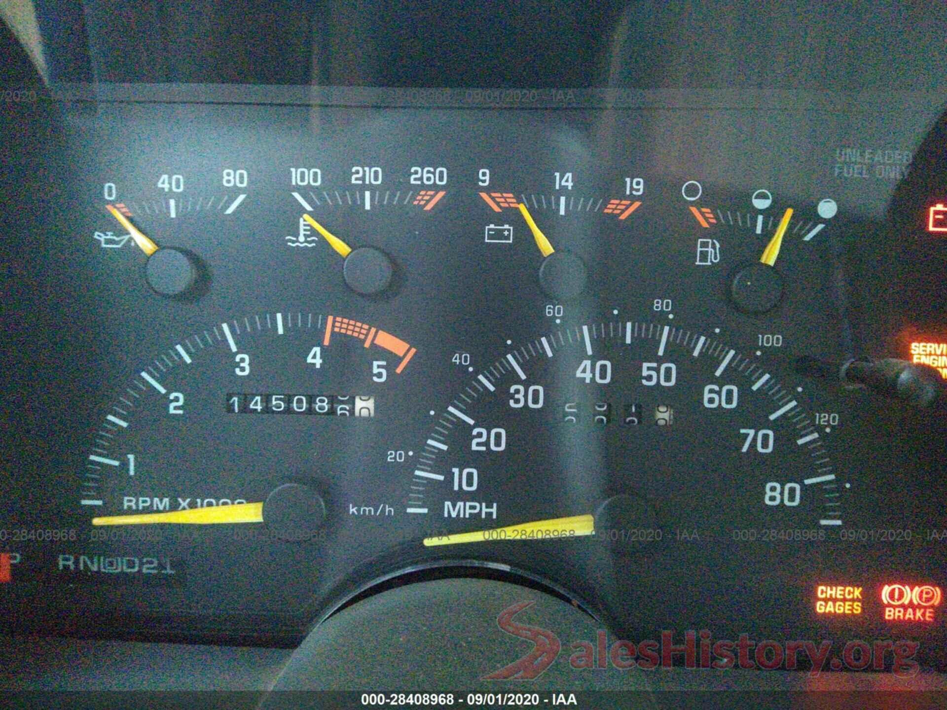 1GNEK18K0RJ312135 1994 CHEVROLET BLAZER