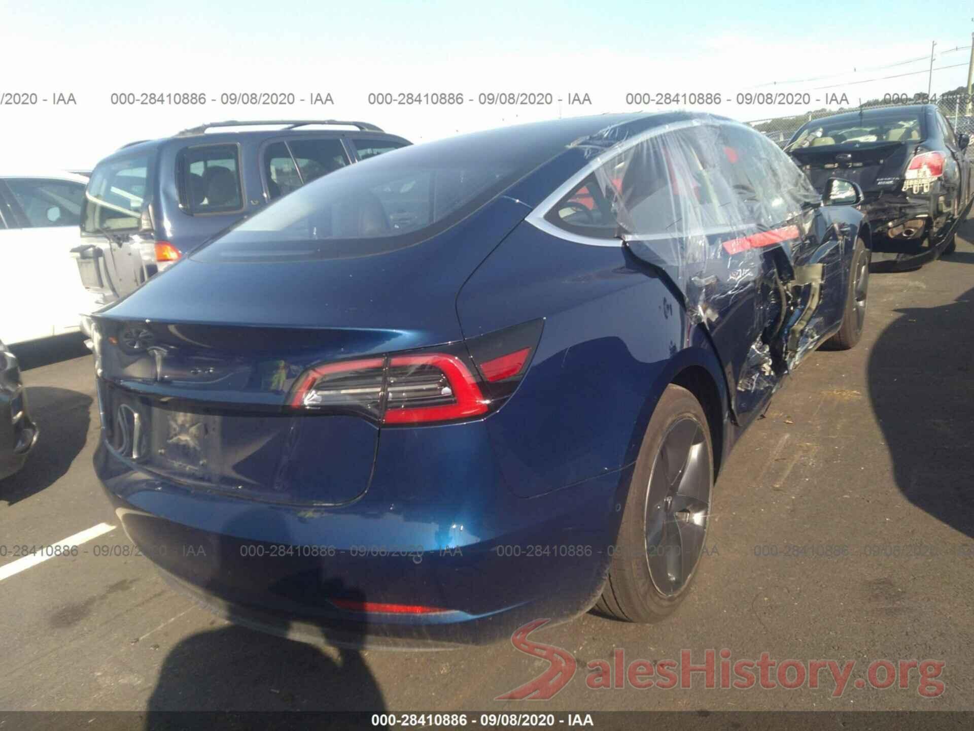 5YJ3E1EA6JF007334 2018 TESLA MODEL 3