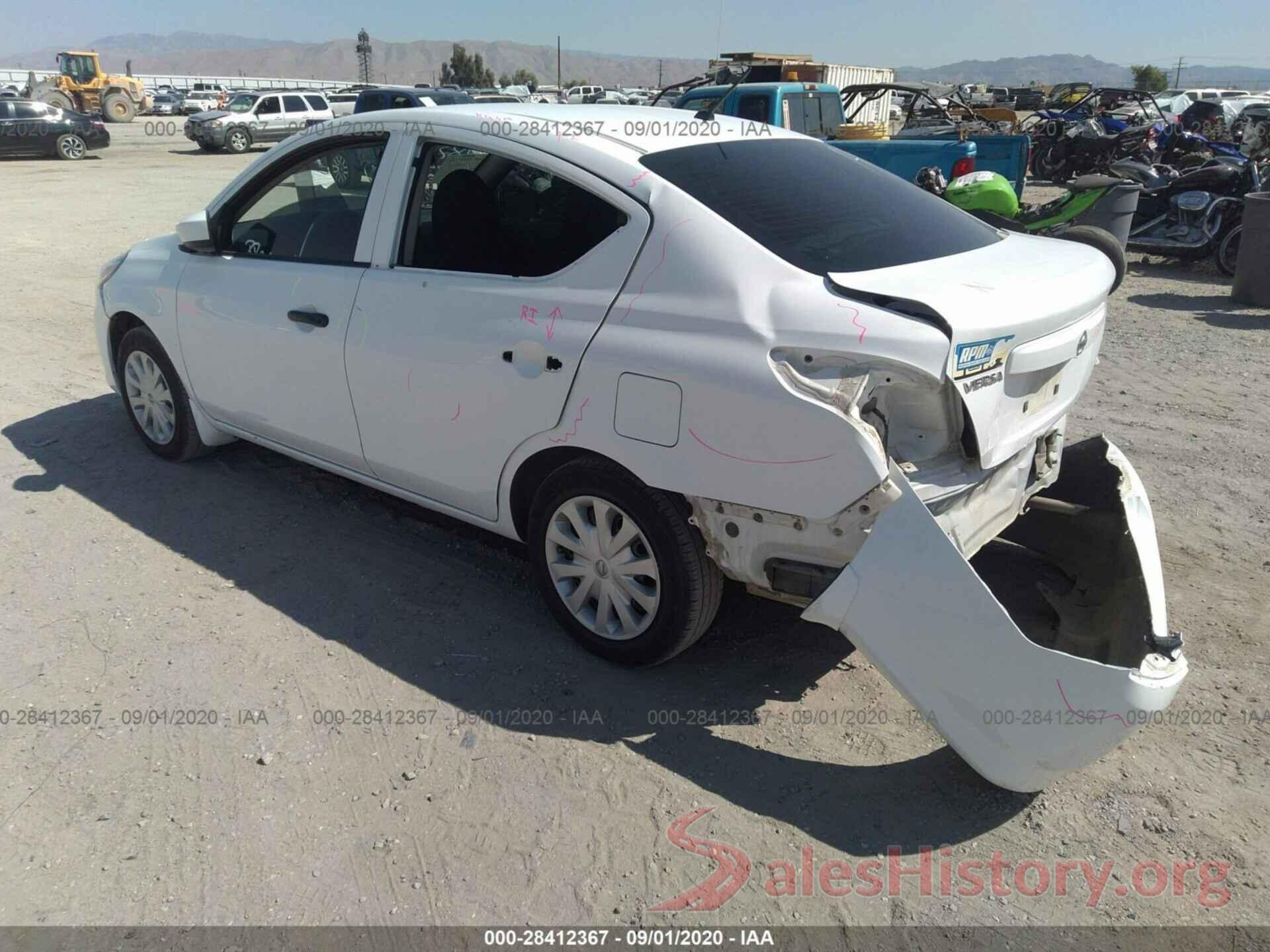 3N1CN7AP5GL895682 2016 NISSAN VERSA