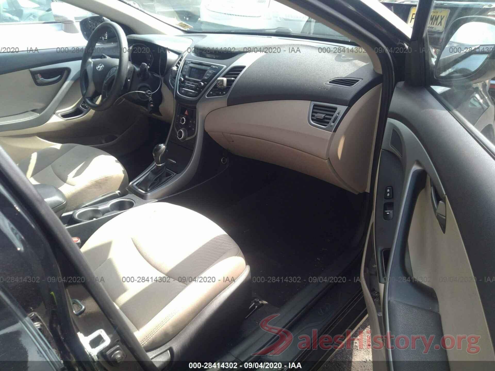 5NPDH4AE1GH711294 2016 HYUNDAI ELANTRA