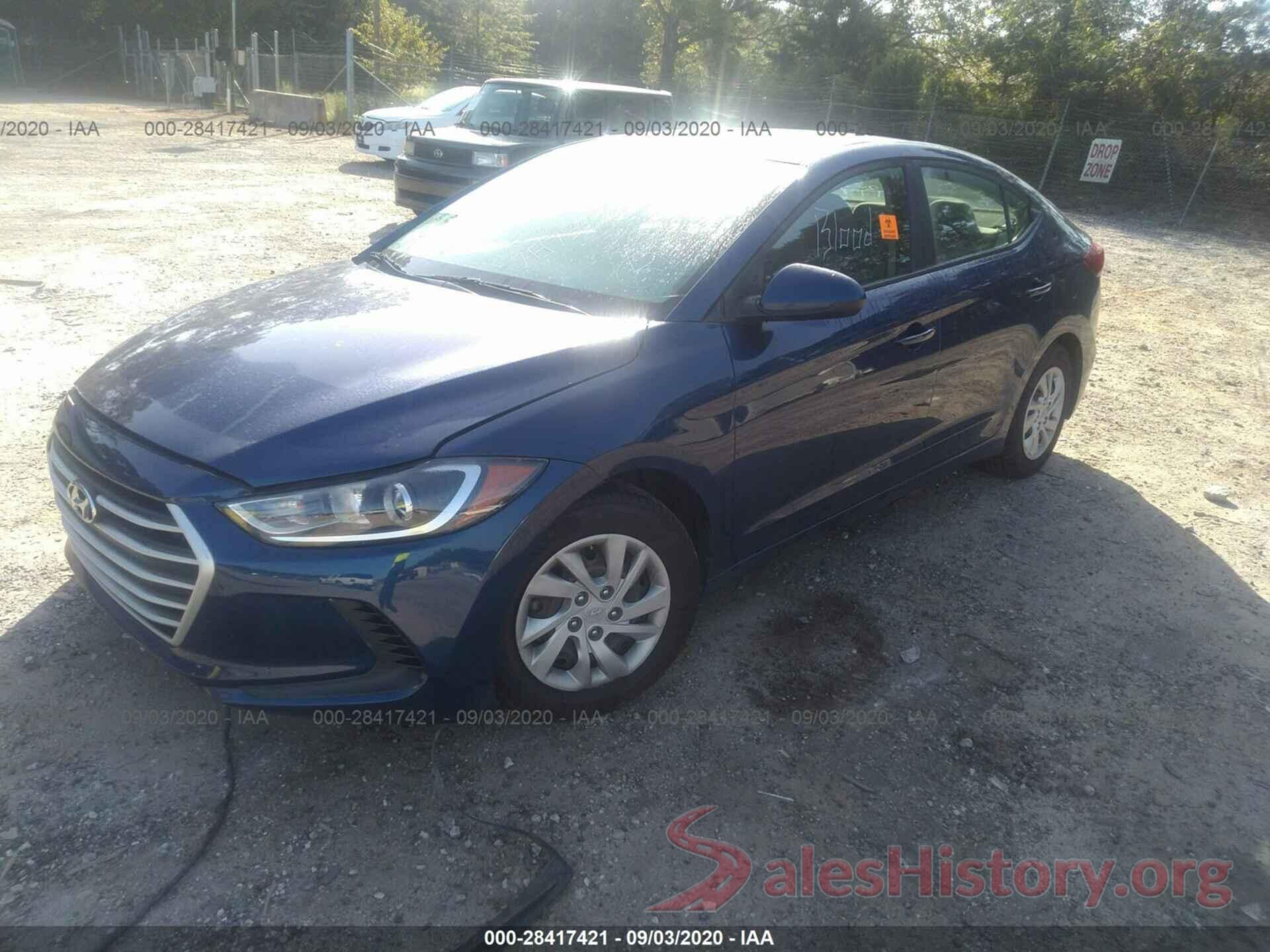 5NPD74LF3HH172008 2017 HYUNDAI ELANTRA