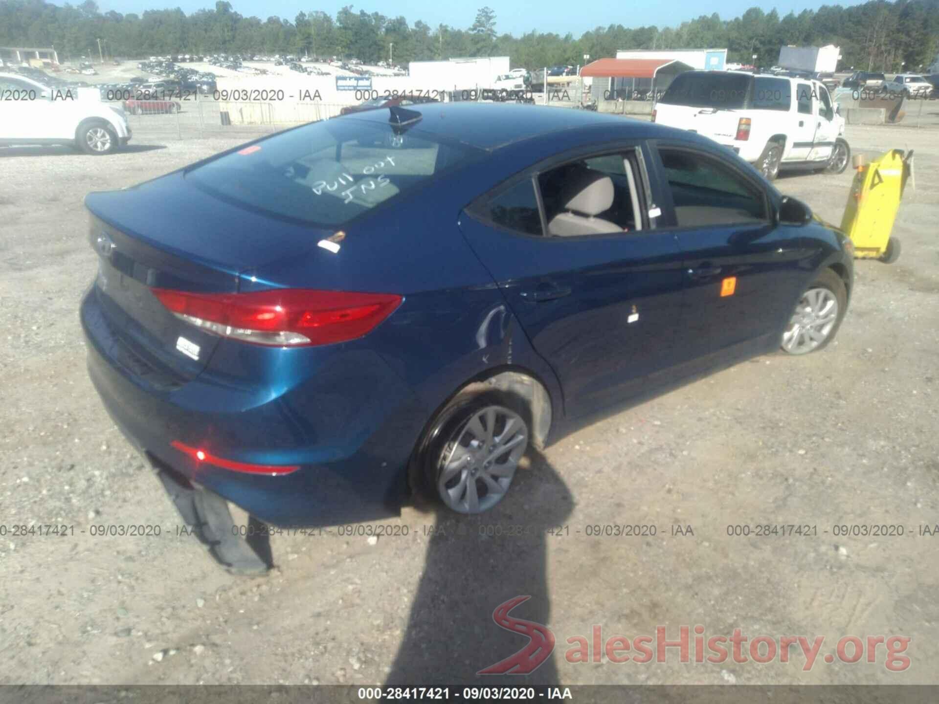 5NPD74LF3HH172008 2017 HYUNDAI ELANTRA