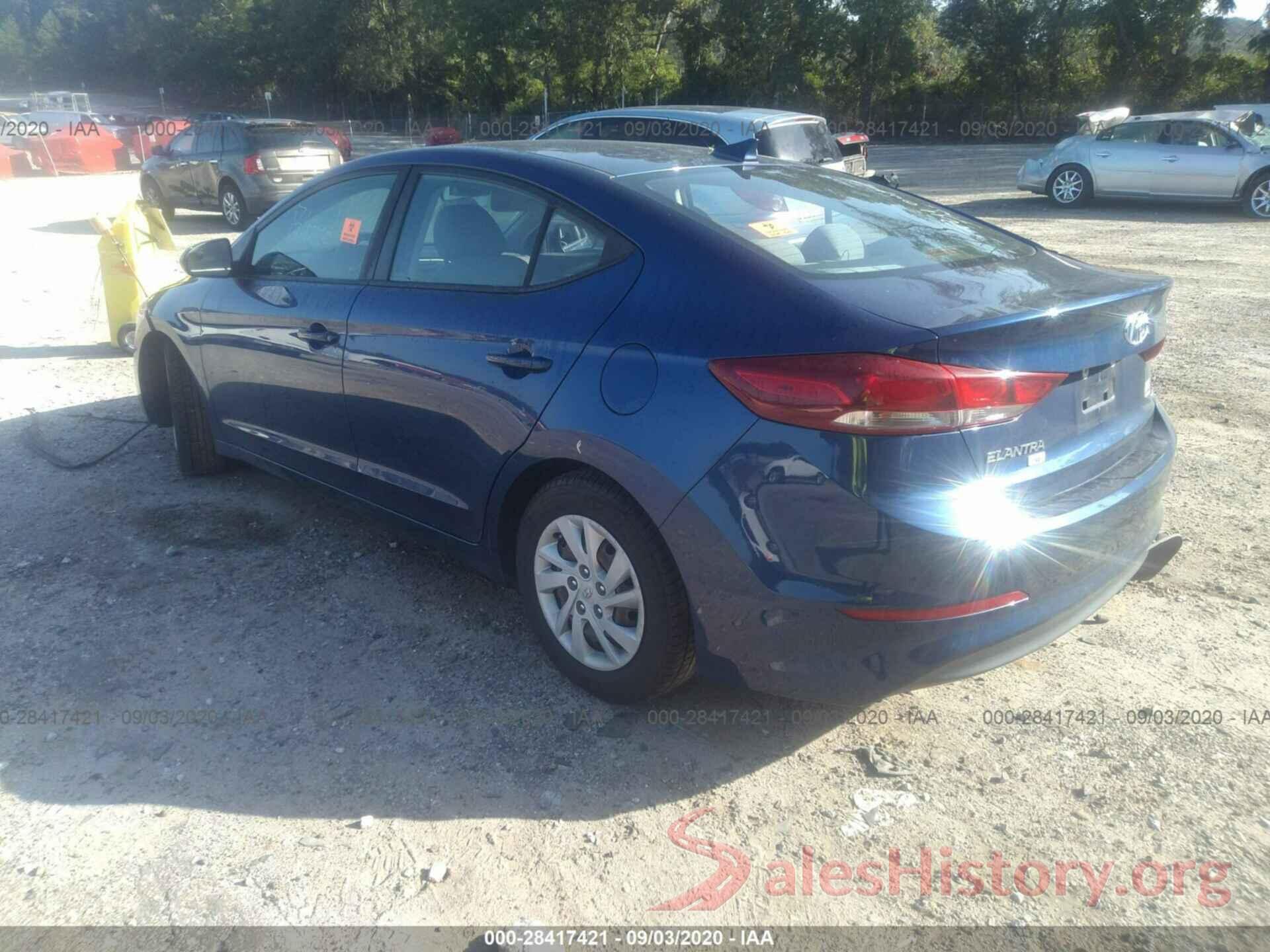 5NPD74LF3HH172008 2017 HYUNDAI ELANTRA