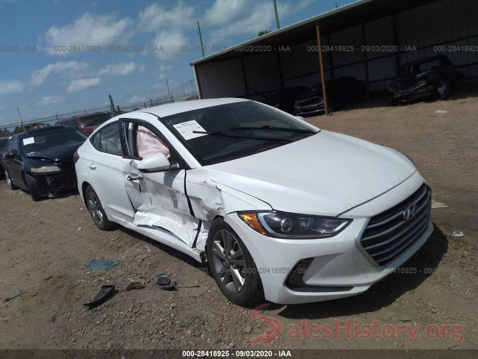 5NPD84LF6HH060218 2017 HYUNDAI ELANTRA