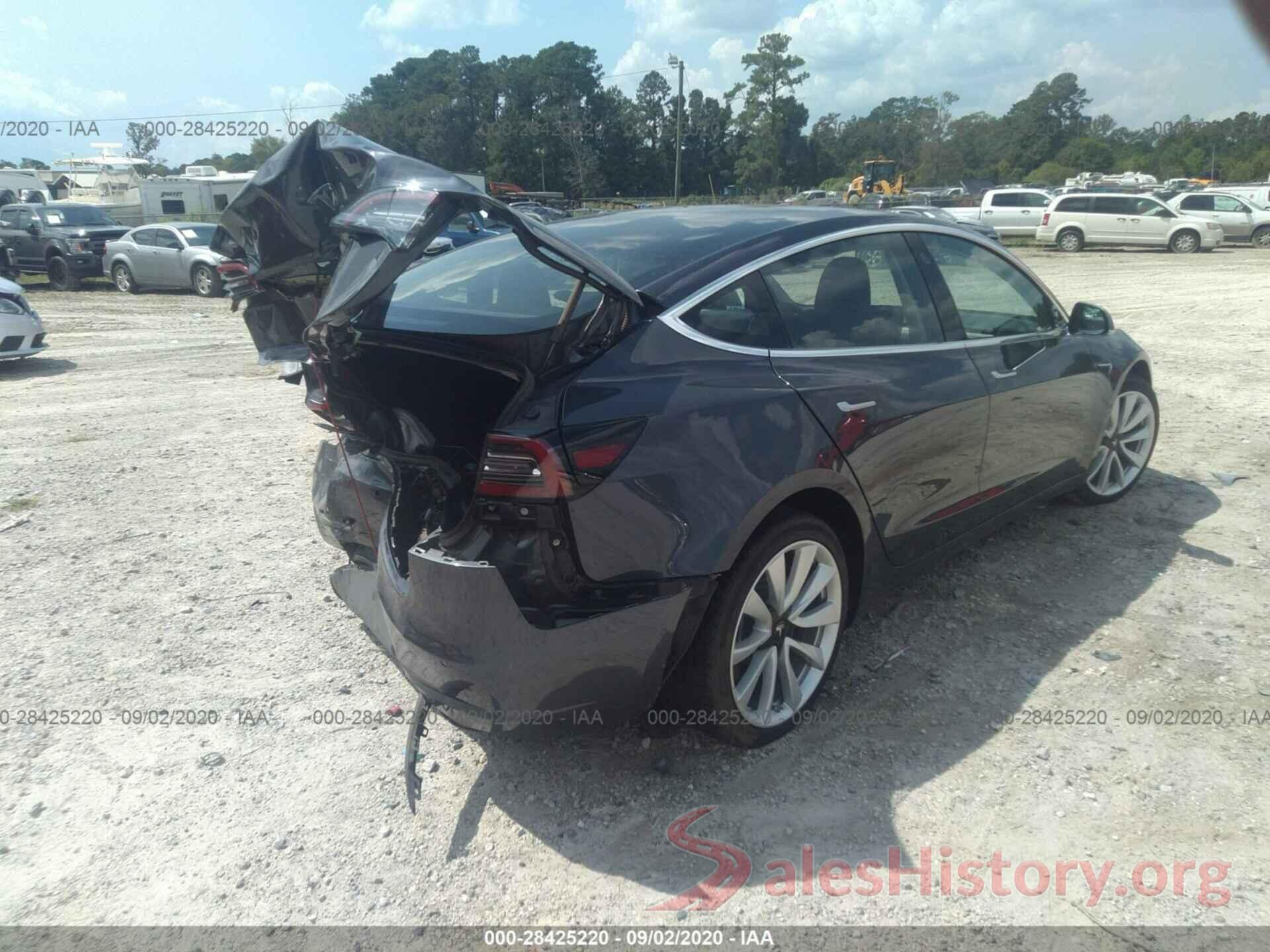 5YJ3E1EA5KF300742 2019 TESLA MODEL 3