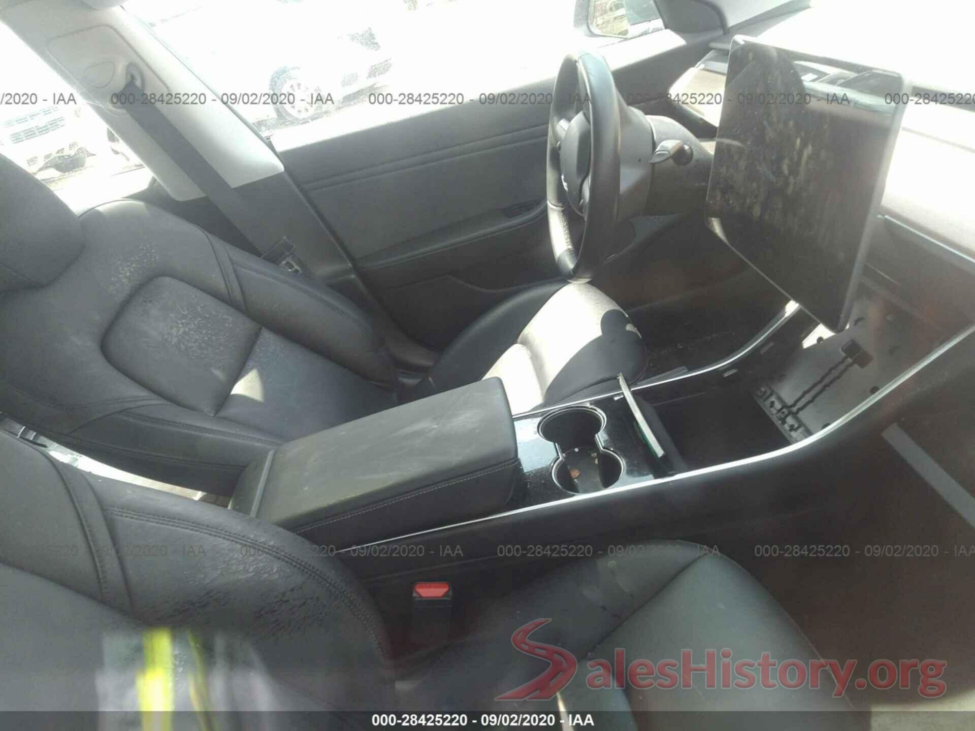 5YJ3E1EA5KF300742 2019 TESLA MODEL 3